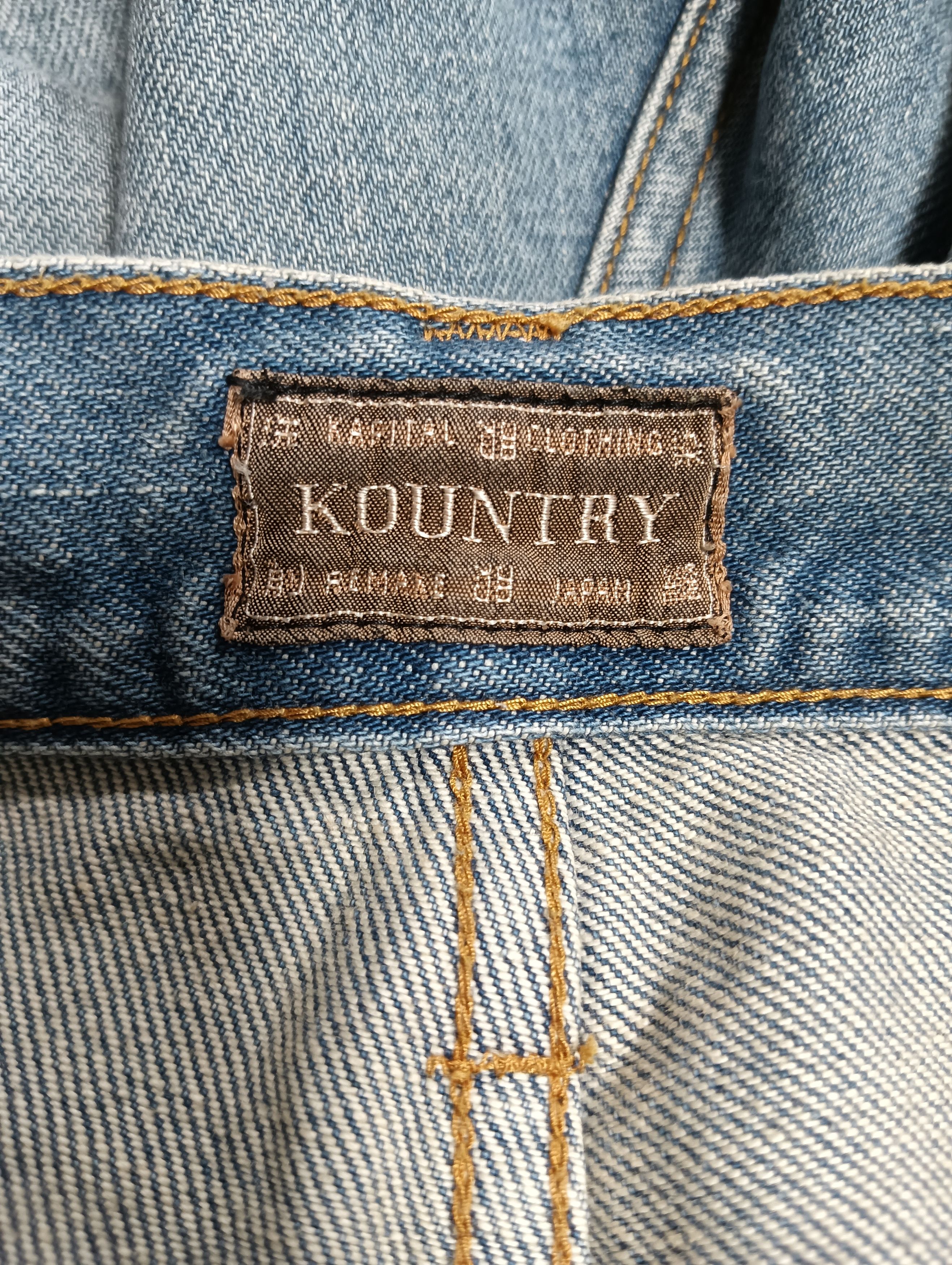 Kapital 14oz Denim Shorts (Studs Remake) Size US 34 / EU 50 - 4 Thumbnail