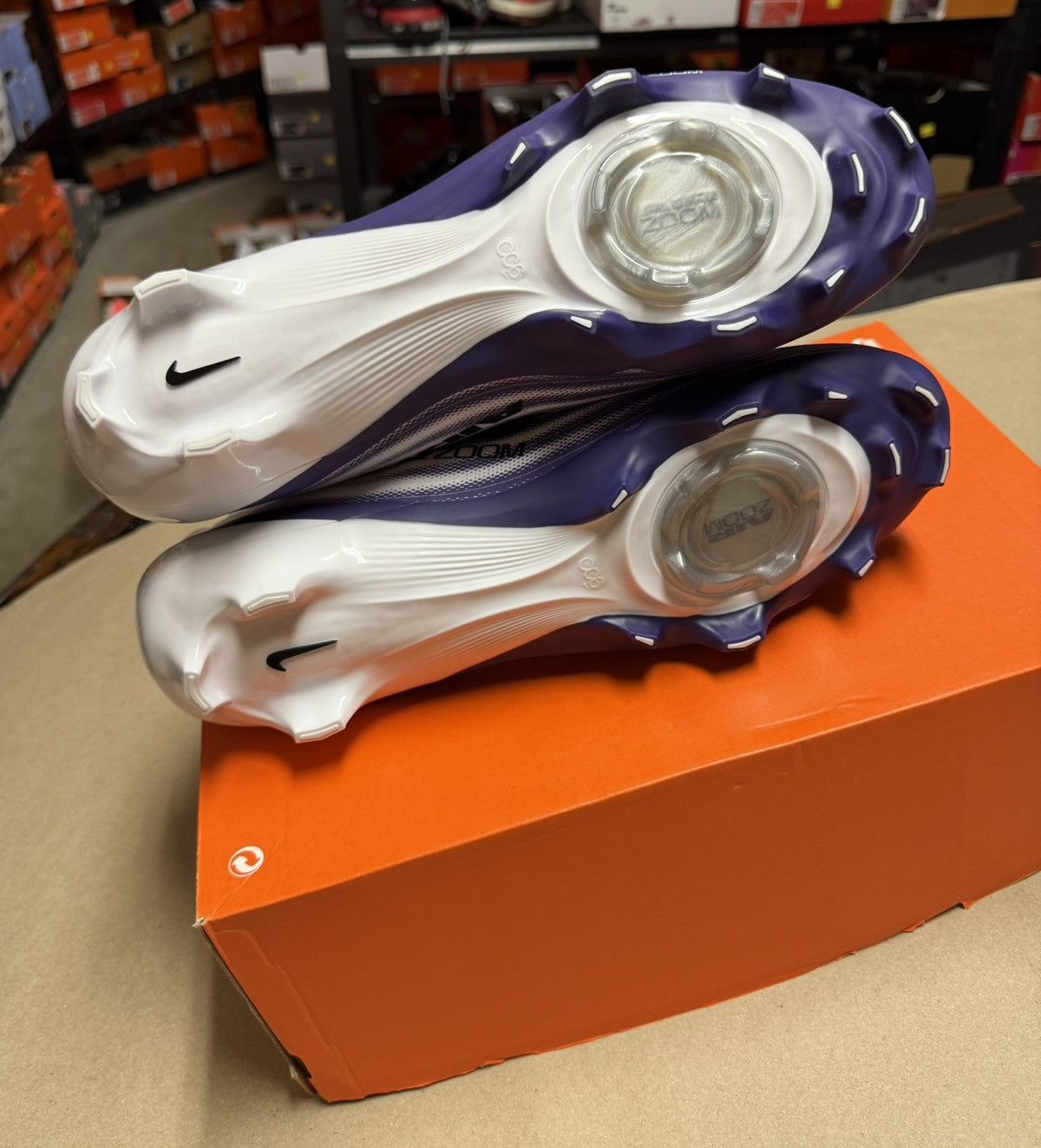 Nike Zoom Air Vapor Pro 1 TB Mens football cleats sz 15 NEW