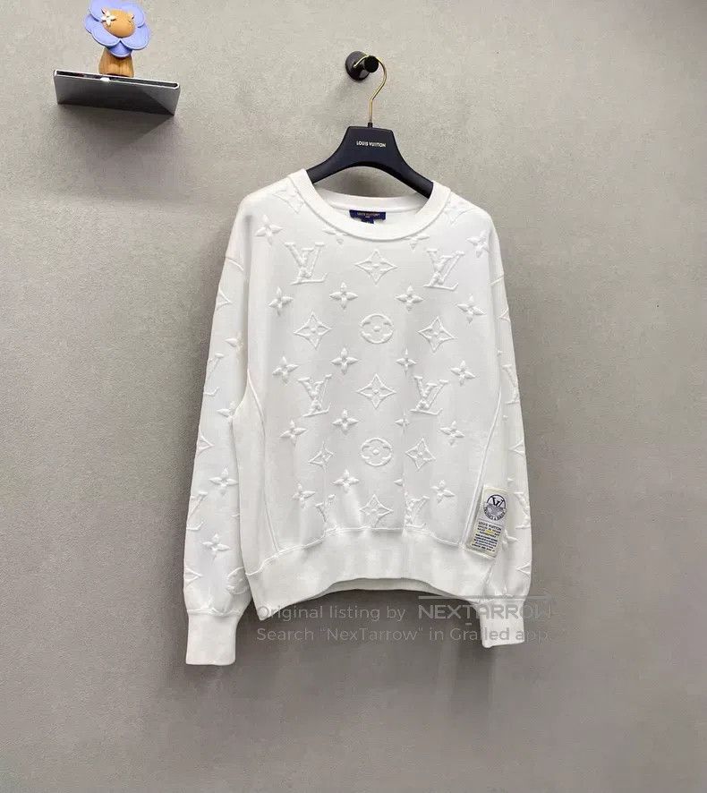 Louis Vuitton Louis Vuitton White crew neck sweatshirt Size US XS / EU 42 / 0 - 3 Thumbnail