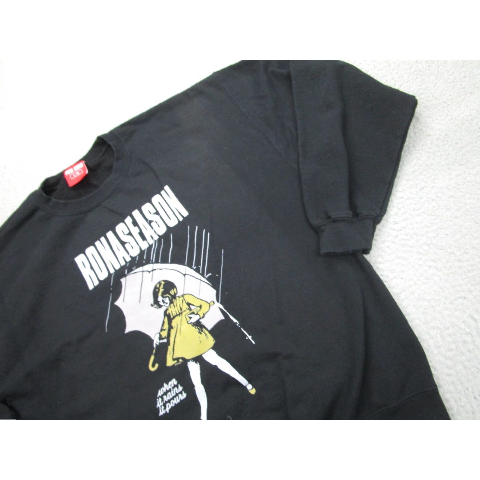 Rains Full Send Sweatshirt Mens Large Ronaseason When It Rains It Pours Graphic Crewne Size US L / EU 52-54 / 3 - 4 Thumbnail