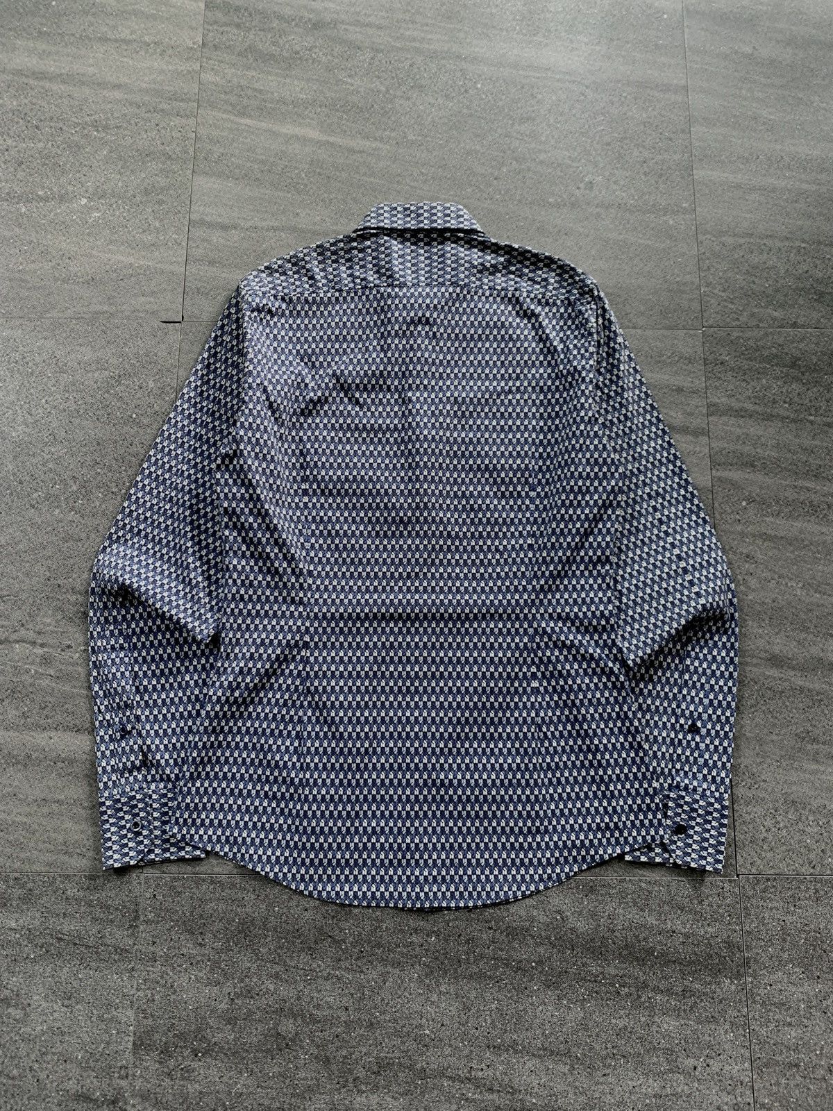 Gucci FREE TAX! 2000s Monogram Slim Shirt Size US S / EU 44-46 / 1 - 6 Thumbnail