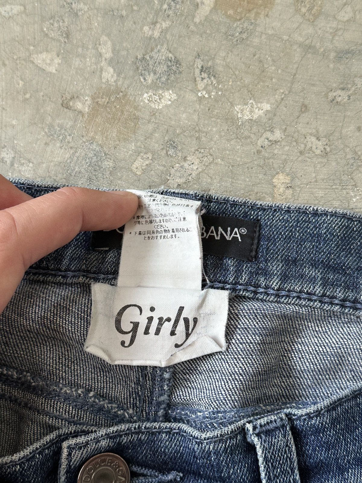 Dolce & Gabbana Crazy Vintage Dolce & Gabbana Jeans Logo Y2k Swag Size 28" / US 6 / IT 42 - 9 Thumbnail