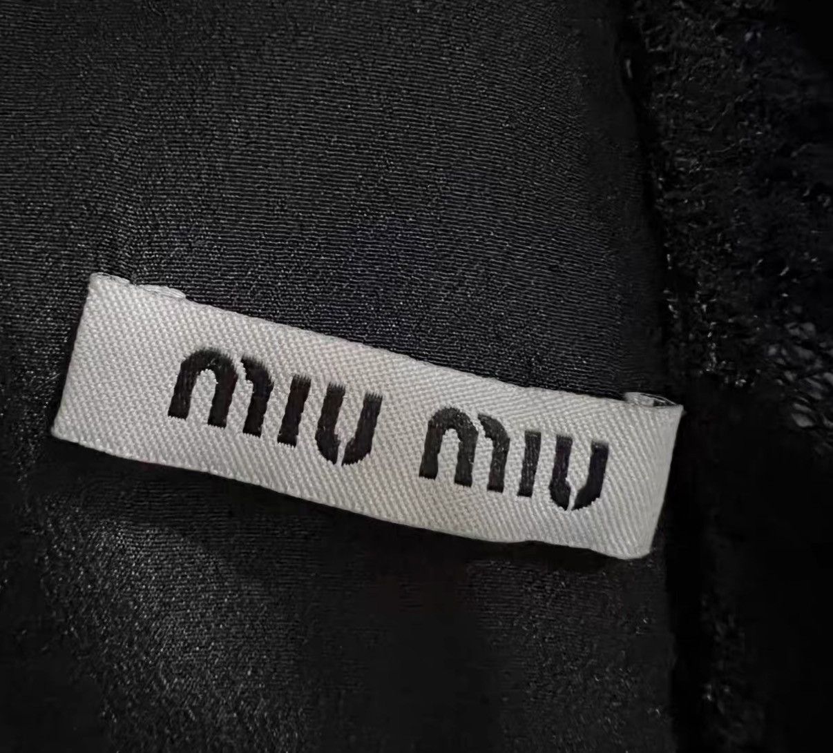 Miu Miu Miu Miu Black Bow Top J41 Size XS / US 0-2 / IT 36-38 - 3 Thumbnail