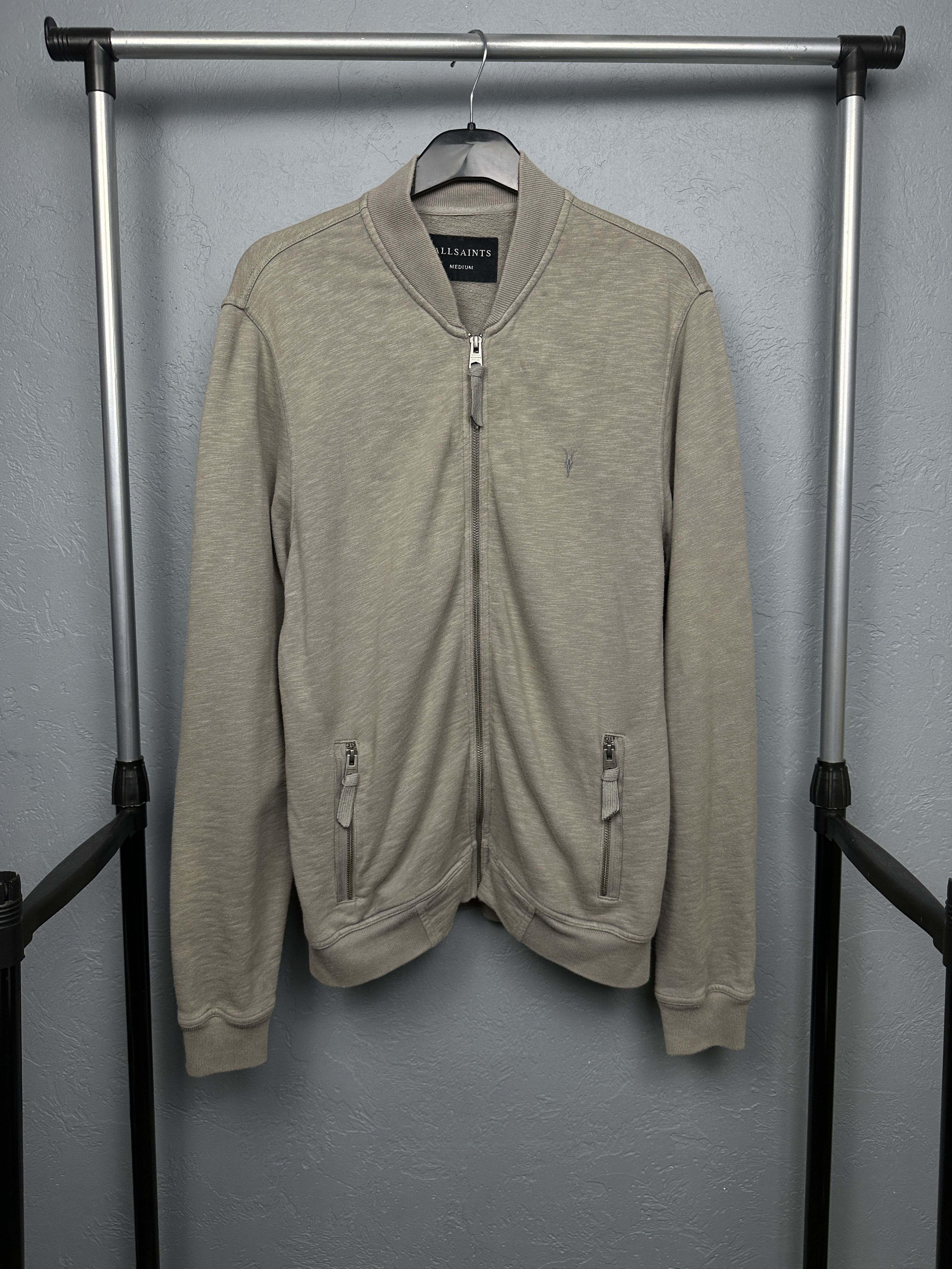 Allsaints Allsaints Vintage Mens Oldsen Bomber Jacket Zip Hoodie Size US M / EU 48-50 / 2 - 1 Thumbnail