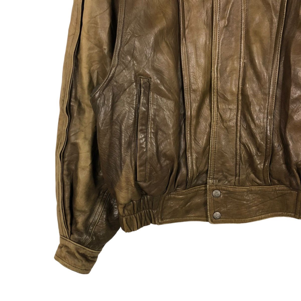 Robert Comstock VINTAGE BOMBER BIKER GENUINE LEATHER JACKET ROBERT COMSTOCK Size US L / EU 52-54 / 3 - 6 Thumbnail