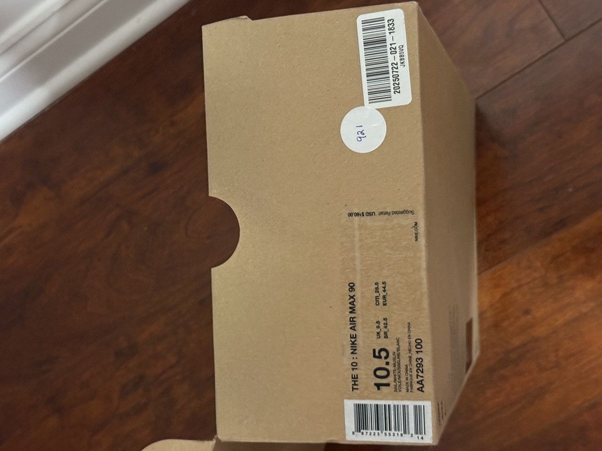 Nike × Off-White Size 10.5 - Nike Air Max 90 x OFF-WHITE The Ten 2017 Size US 10.5 / EU 43-44 - 9 Thumbnail