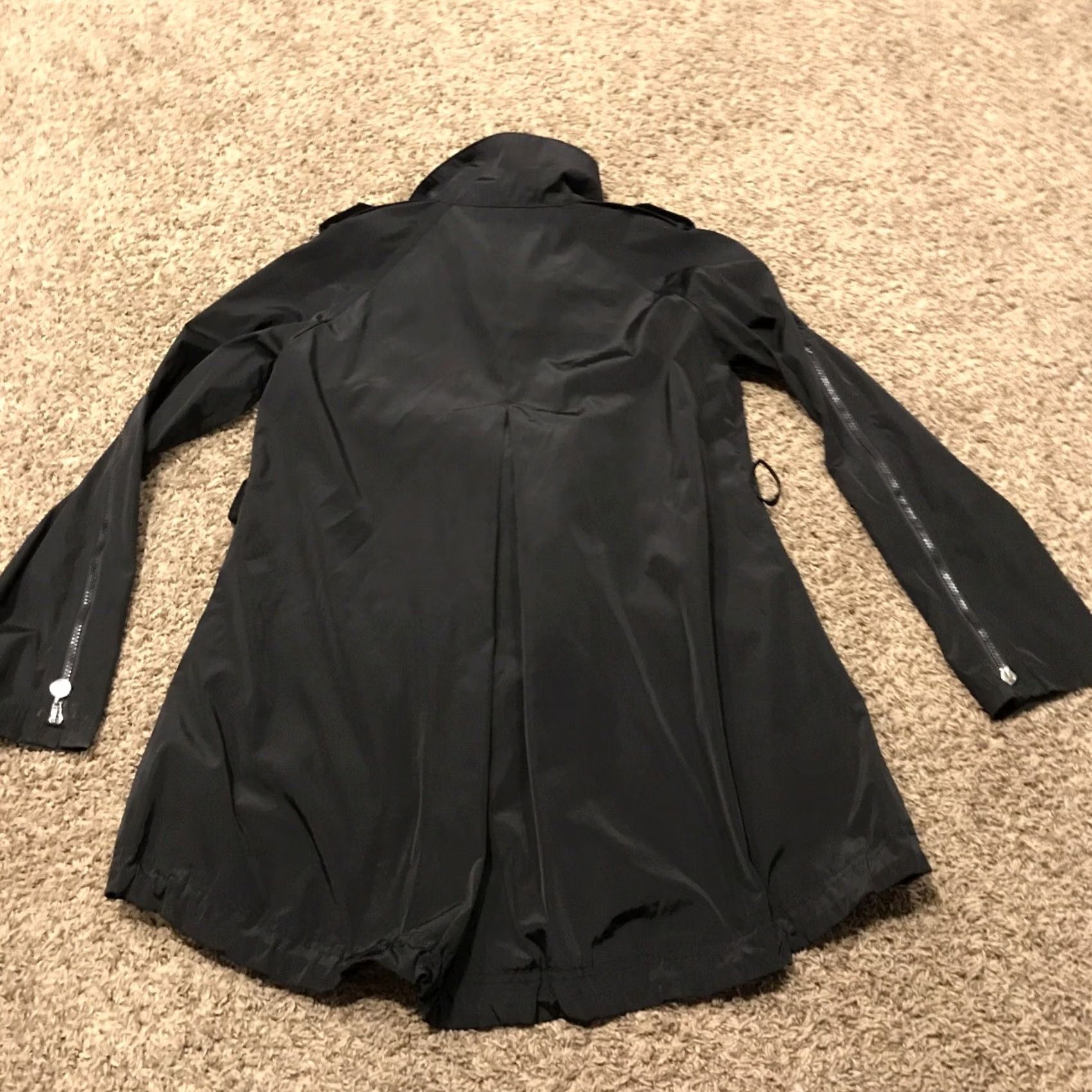 Betsey Johnson Betsey Johnson Black Coat Jacket Full Zip Size S Women Regular Basic Jacket Size S / US 4 / IT 40 - 3 Thumbnail