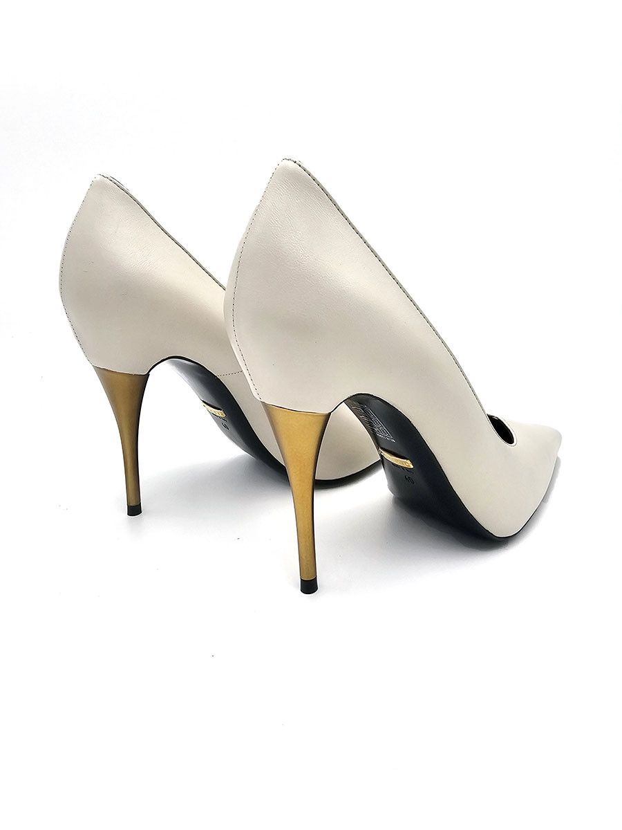 Gucci Gucci Priscilla White Leather High Heel Pumps 40 US 10 Size US 10 / IT 40 - 8 Thumbnail