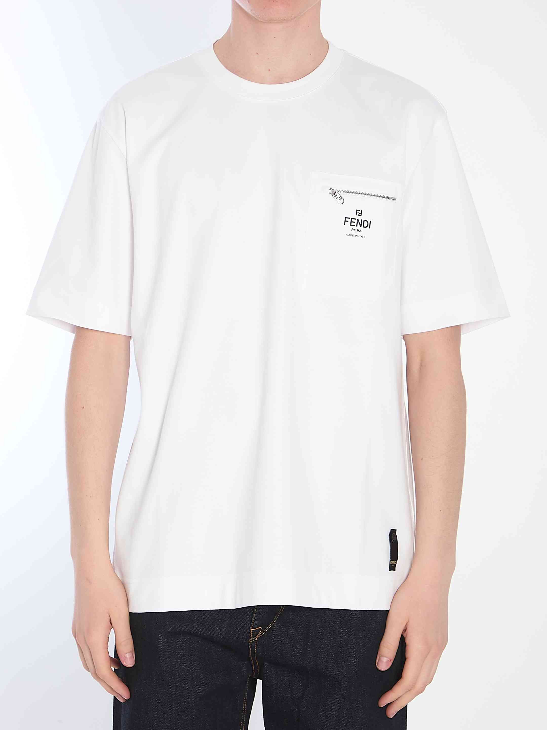 Fendi FENDI Men T-Shirts FAF747AU8T F1PMG BLUE | Grailed