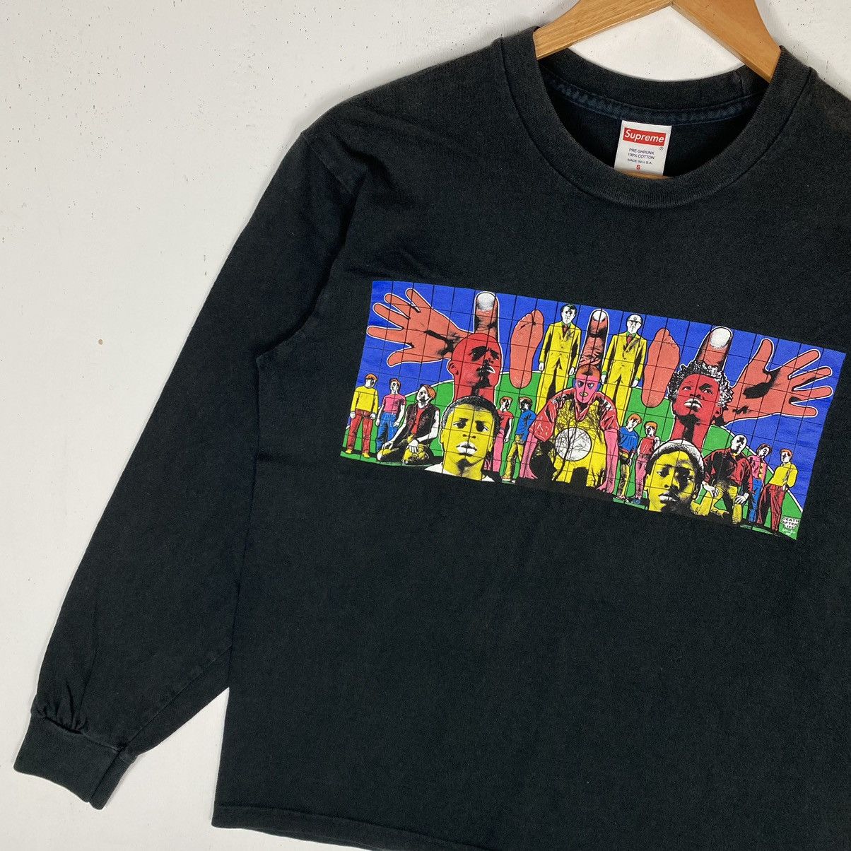 Supreme SUPREME GILBERT AND GEORGE DEATH AFTER LIFE SUNFADED TEE Size US S / EU 44-46 / 1 - 5 Thumbnail