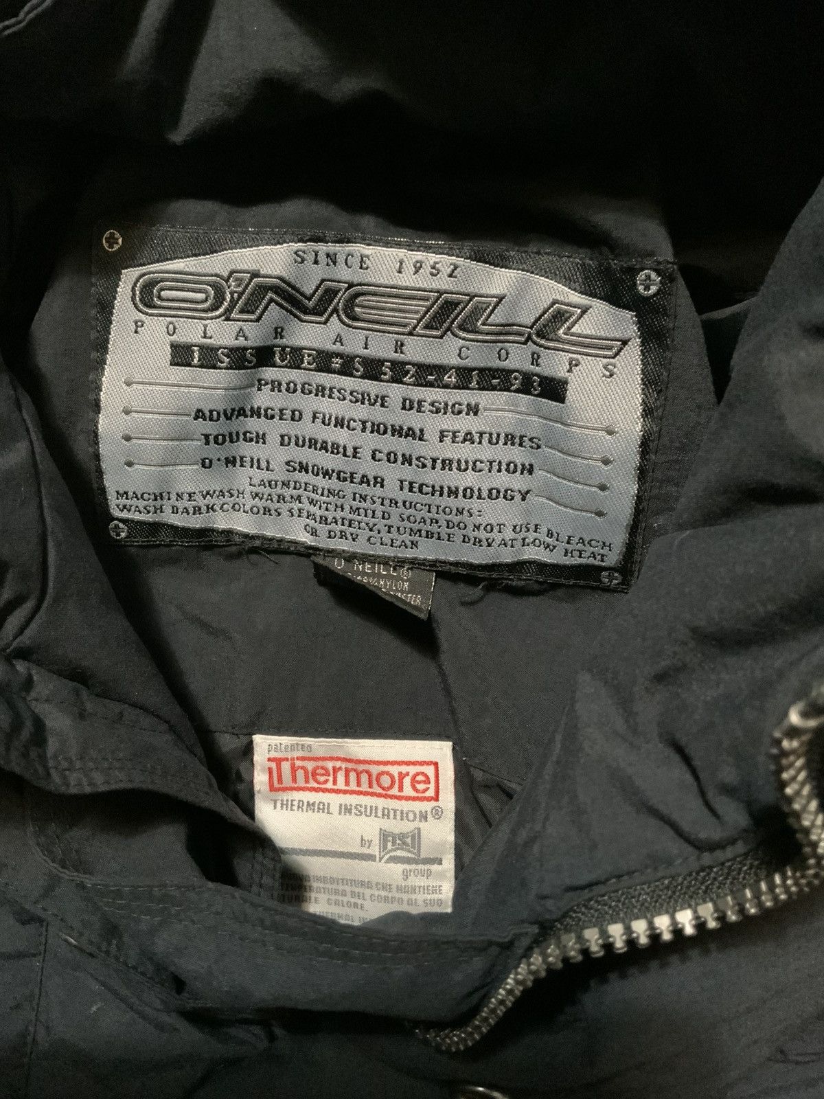 O'Neill × Vintage Vintage O’Neill Polar Air Corps Ski Snowboard Anorak Jacket Size US L / EU 52-54 / 3 - 6 Thumbnail