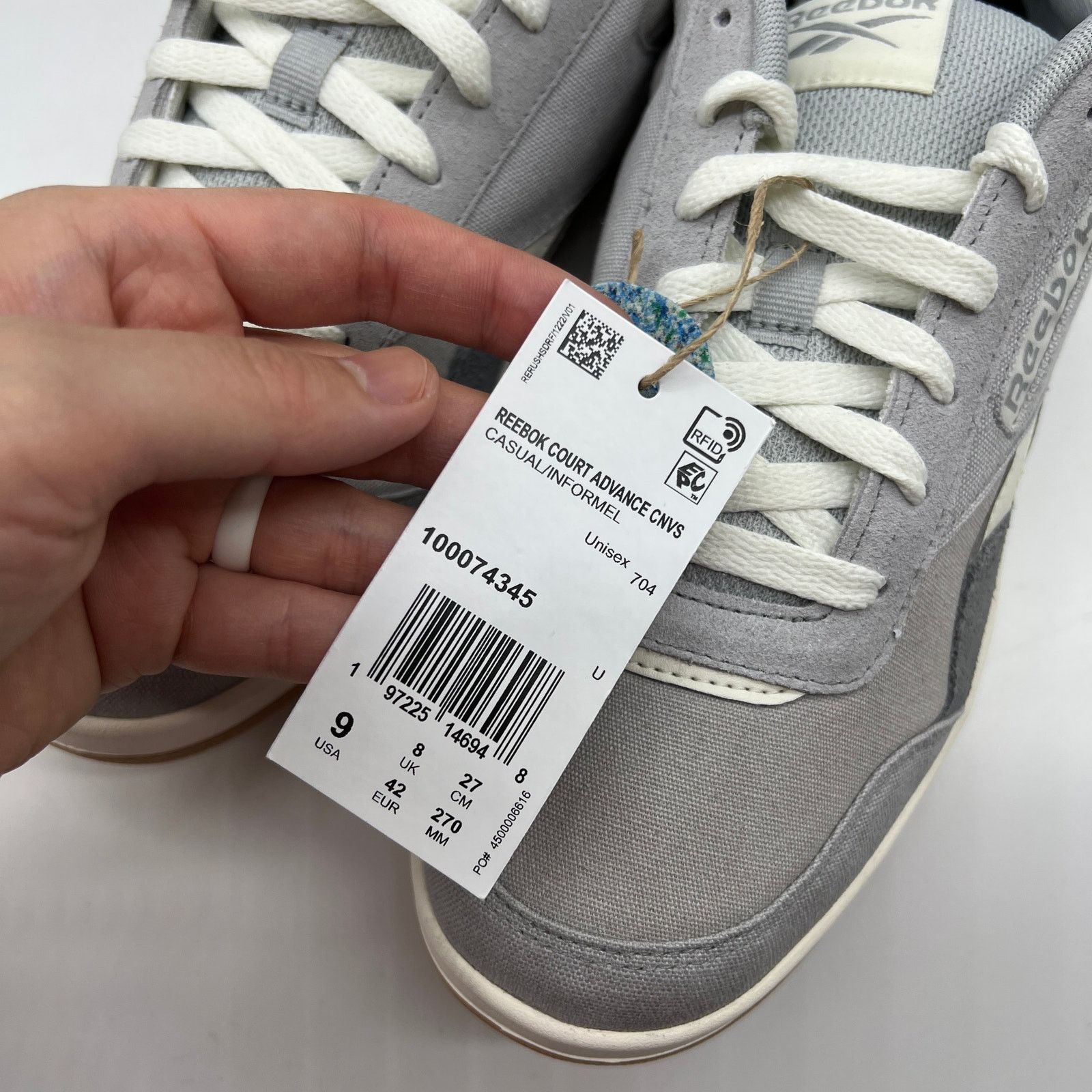 Reebok Reebok Unisex-Adult Court Advance Canvas Sneaker S Size US 9 / EU 42 - 8 Thumbnail