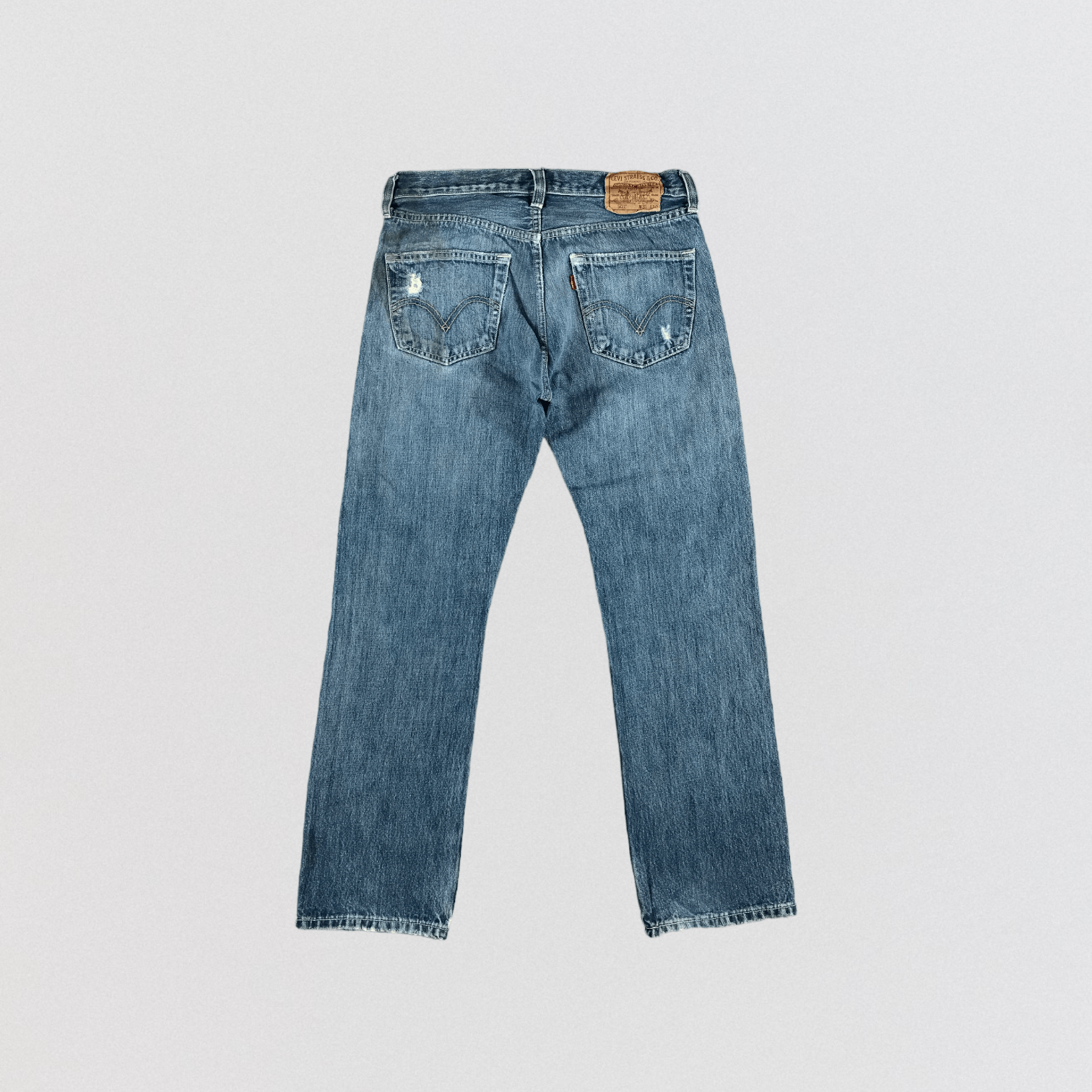 Levi's Vintage Blue Wash Levis 501 Jeans-JM2101 Size US 32 / EU 48 - 2 Thumbnail