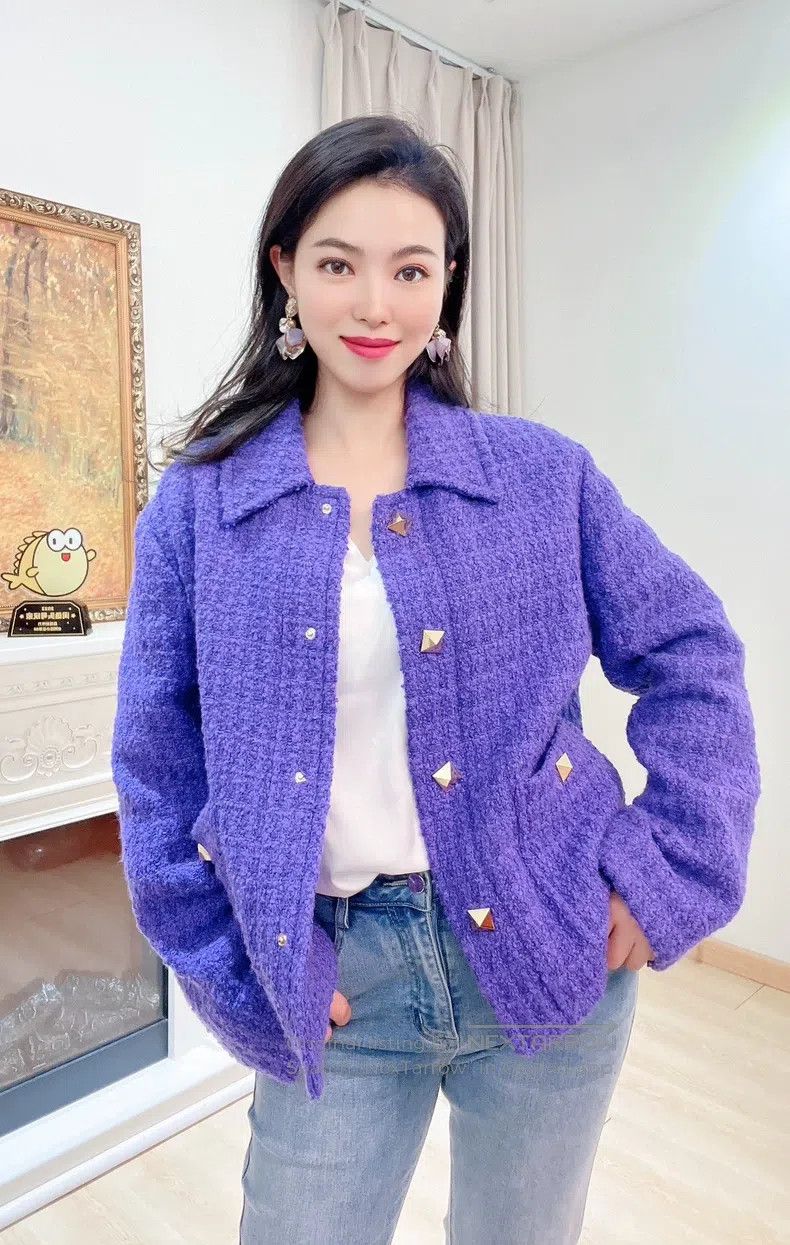 Valentino Valentino A small fragrant style cotton jacket Size S / US 4 / IT 40 - 2 Thumbnail