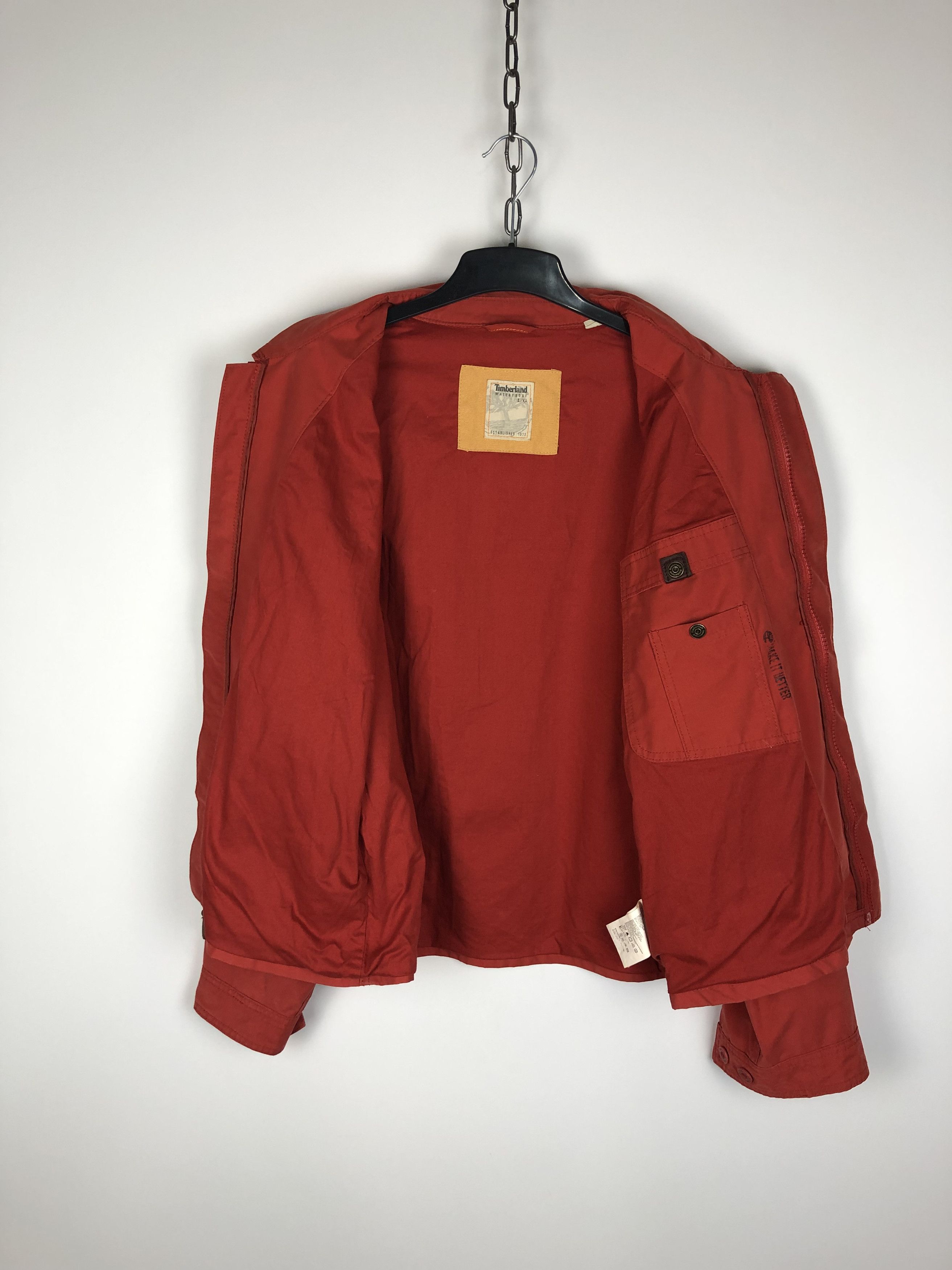 Timberland Timberland Bomber Jacket Zip Red size L Size US L / EU 52-54 / 3 - 10 Thumbnail