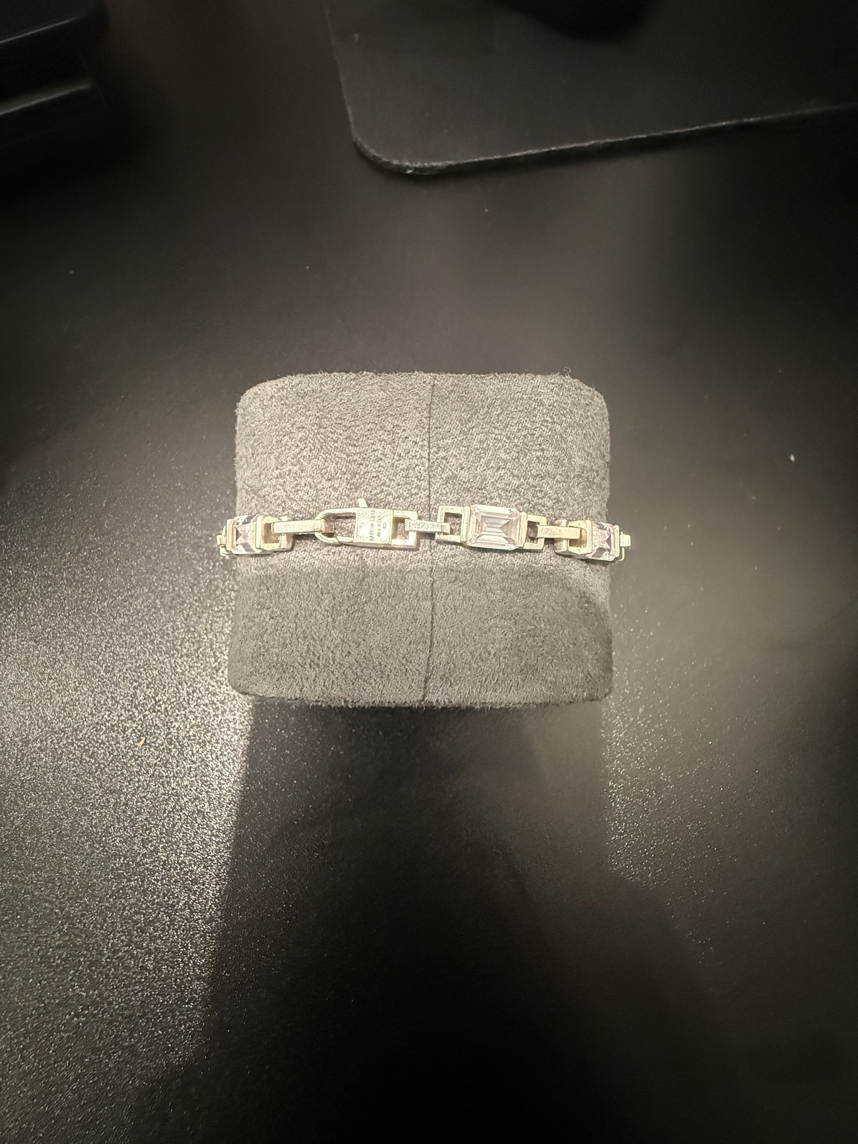 Other Hatton Labs Silver & White Uncuffed Bracelet (Size L) Size ONE SIZE - 2 Thumbnail
