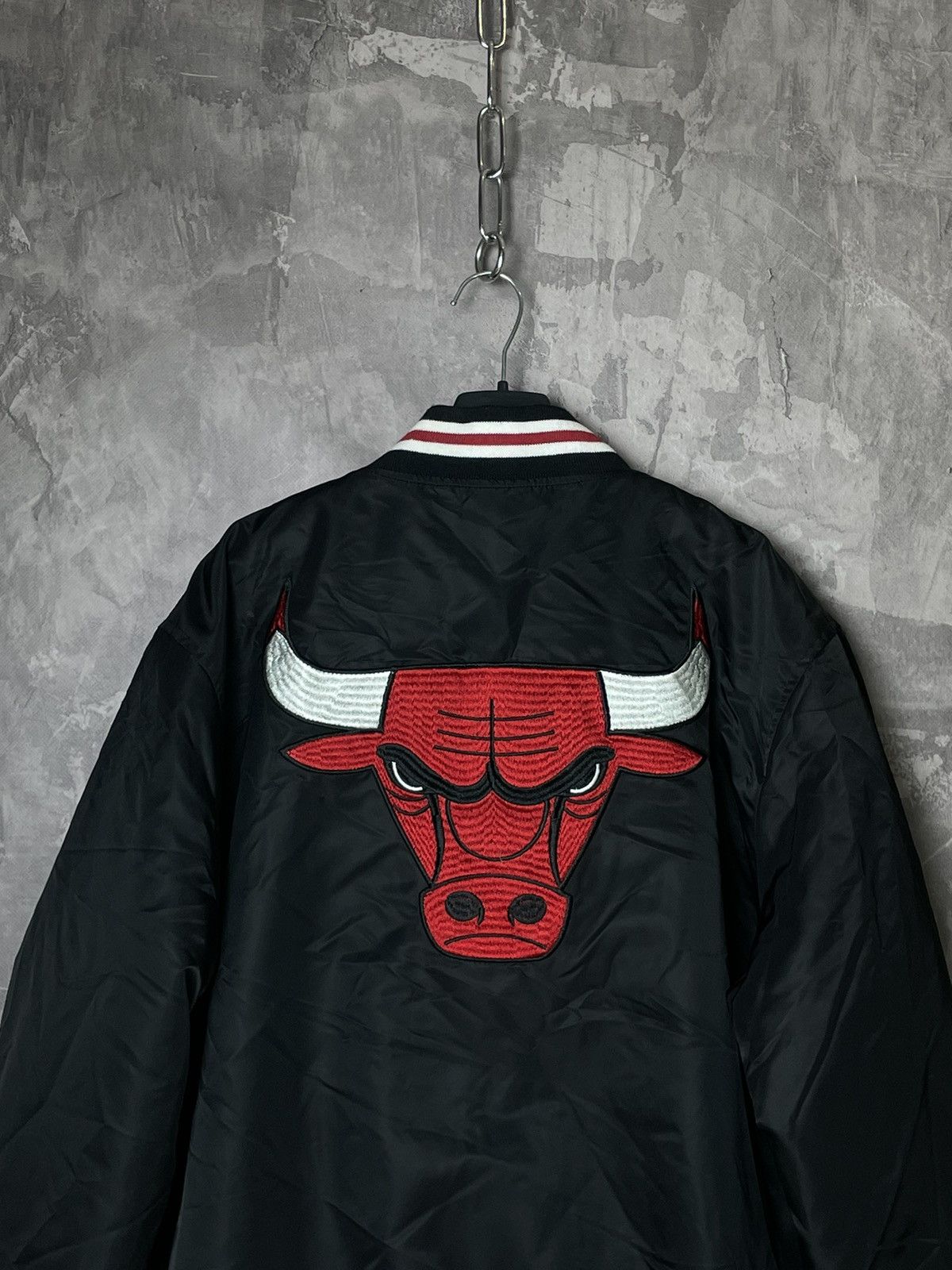 Other Chicago Bulls Bomber Jacket NBA varsity Y2K Baggy Size US L / EU 52-54 / 3 - 10 Thumbnail