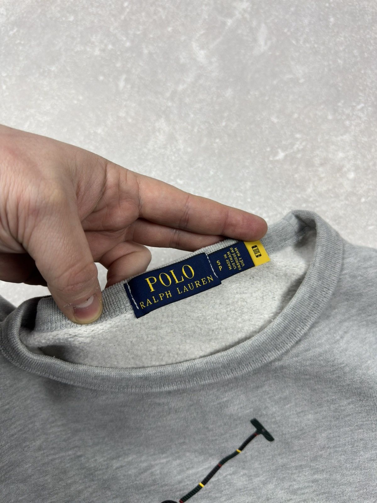 Polo Ralph Lauren Polo Ralph Lauren Big Horse Gray Sweatshirt Crew Neck size S Size US S / EU 44-46 / 1 - 7 Thumbnail