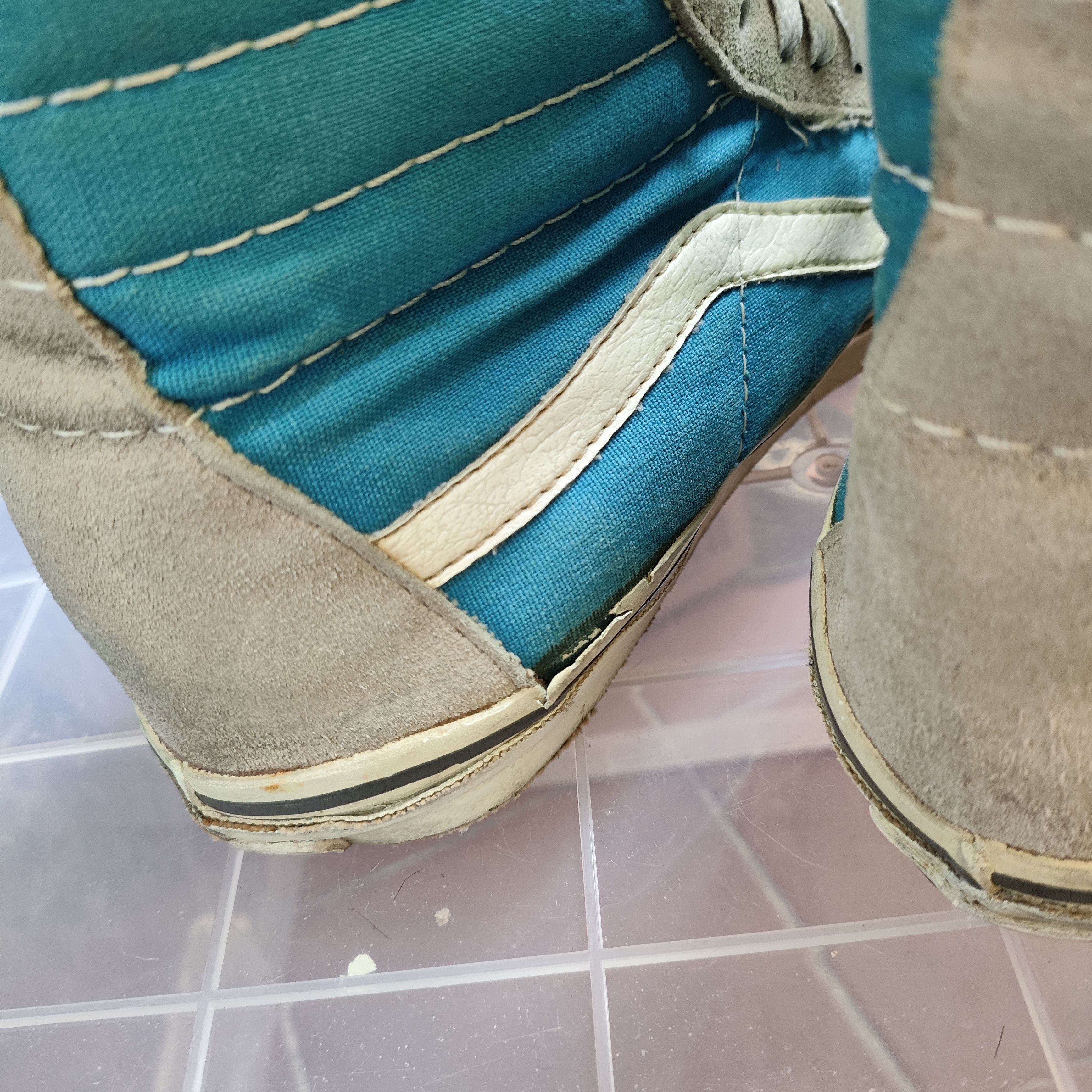 Vans × Vintage 80/90s Vintage Vans Sk8 Hi - Made In USA Size US 8 / EU 41 - 7 Thumbnail