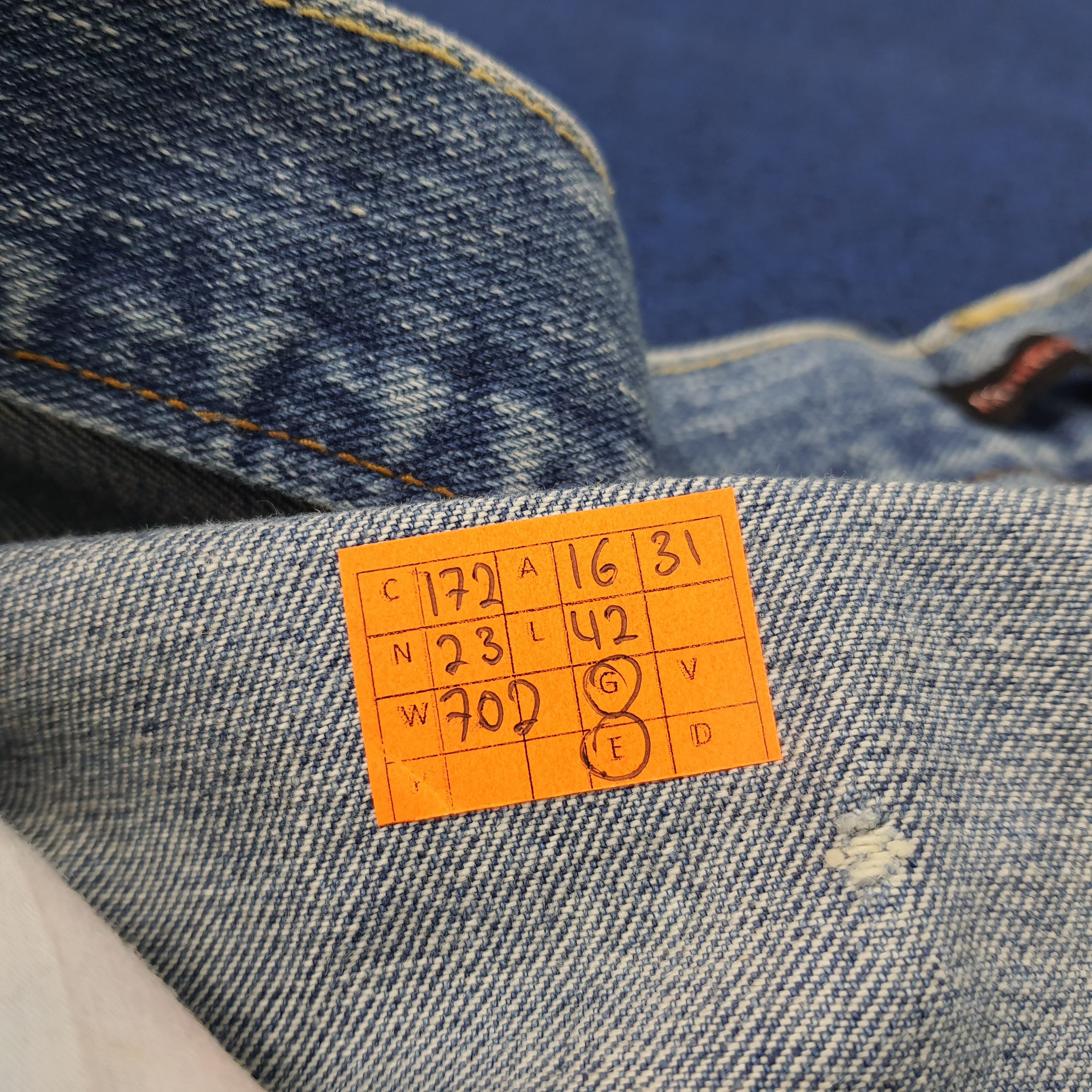 Designer × Vintage Vintage Exhibitionist Patchwork Design Denim Jeans Size US 32 / EU 48 - 10 Thumbnail