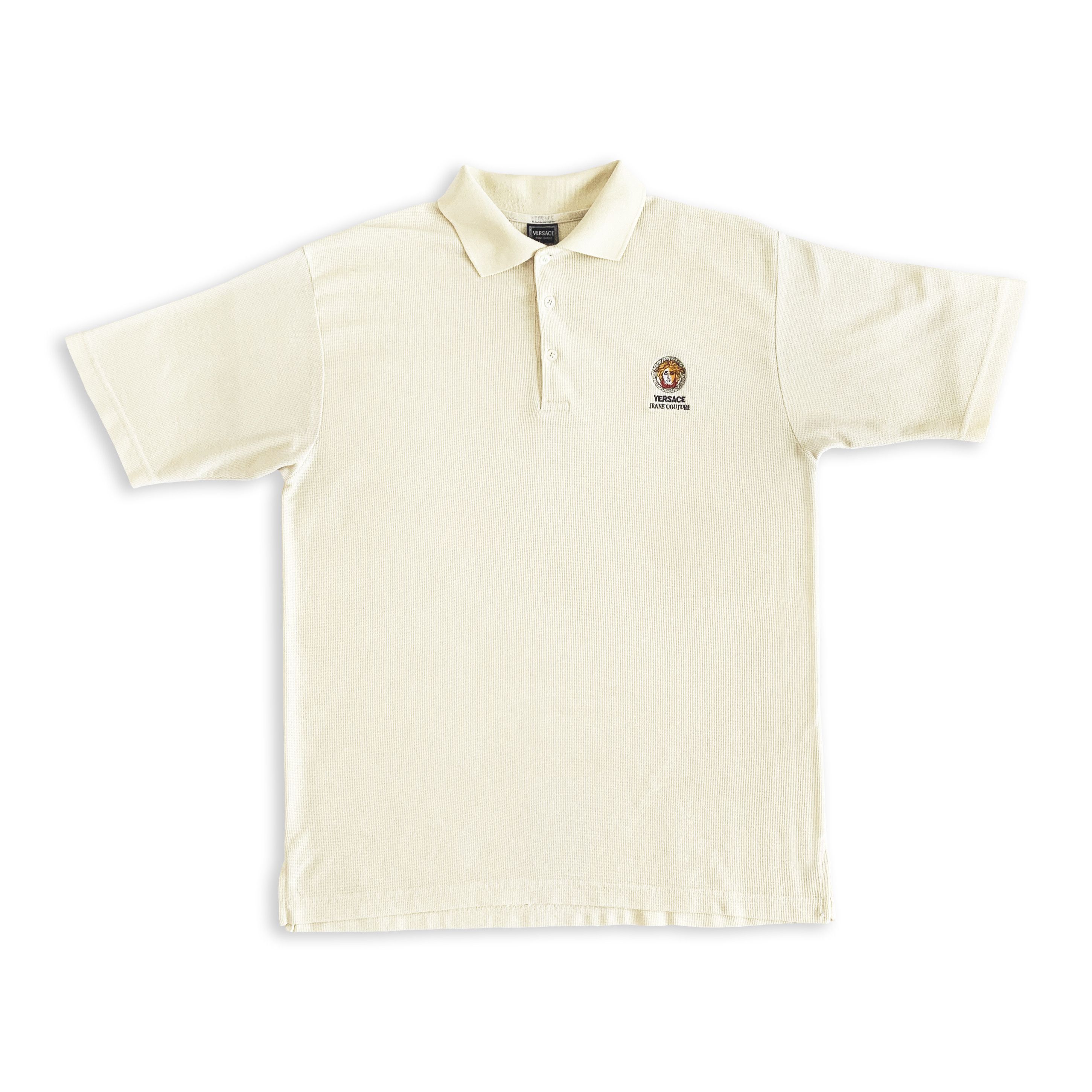 Versace Jeans Couture Vintage 90s VERSACE Jeans Couture Polo Shirt Oversize Size US L / EU 52-54 / 3 - 2 Thumbnail