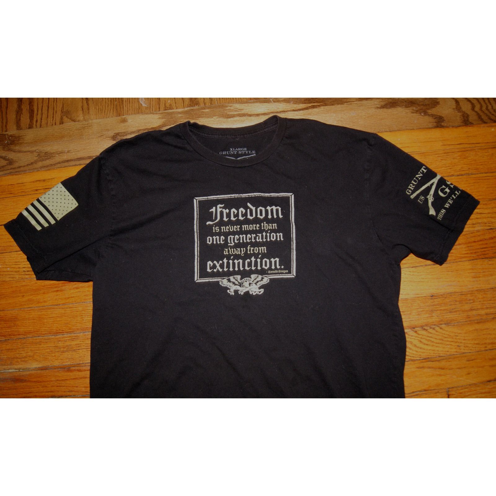 Grunt Style Grunt Style Freedom Never More Than Generation T Shirt XL Size US XL / EU 56 / 4 - 1 Thumbnail