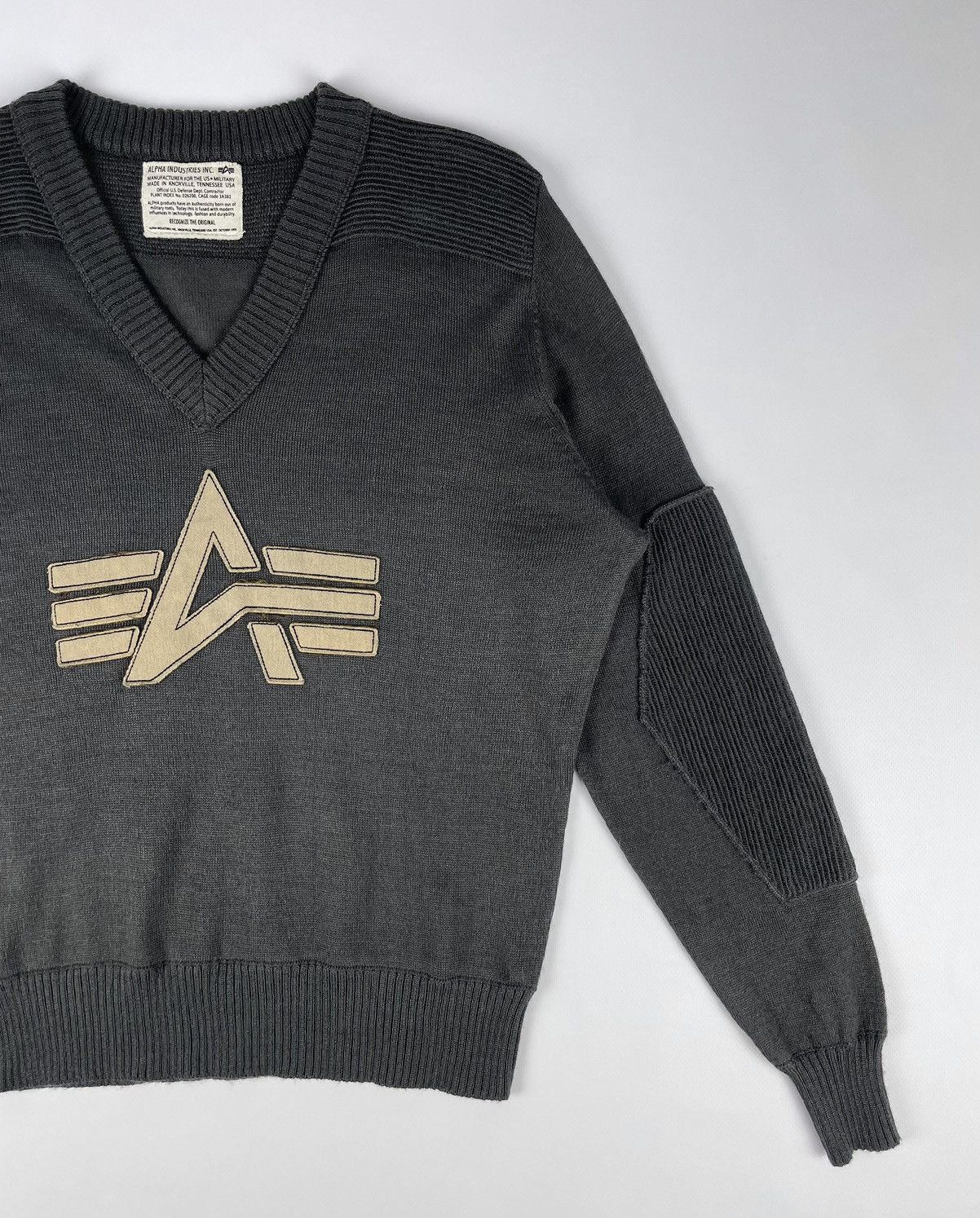 Alpha Industries Alpha Industries wool Pullover Sweater Size US M / EU 48-50 / 2 - 2 Thumbnail