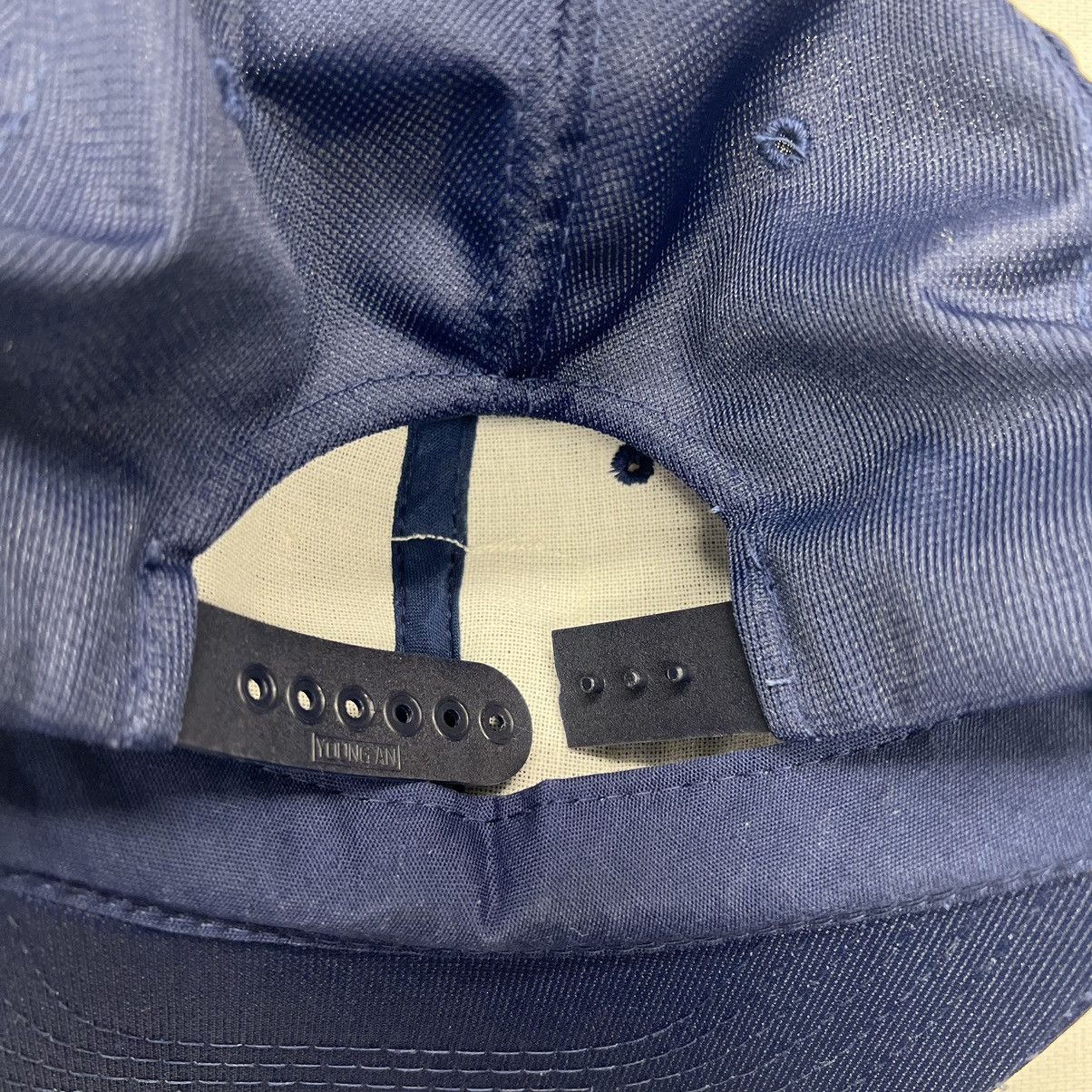 Vintage NJ State PBA Hat Blue New Jersey Trucker Snap Back Logo Cap Size ONE SIZE - 9 Thumbnail