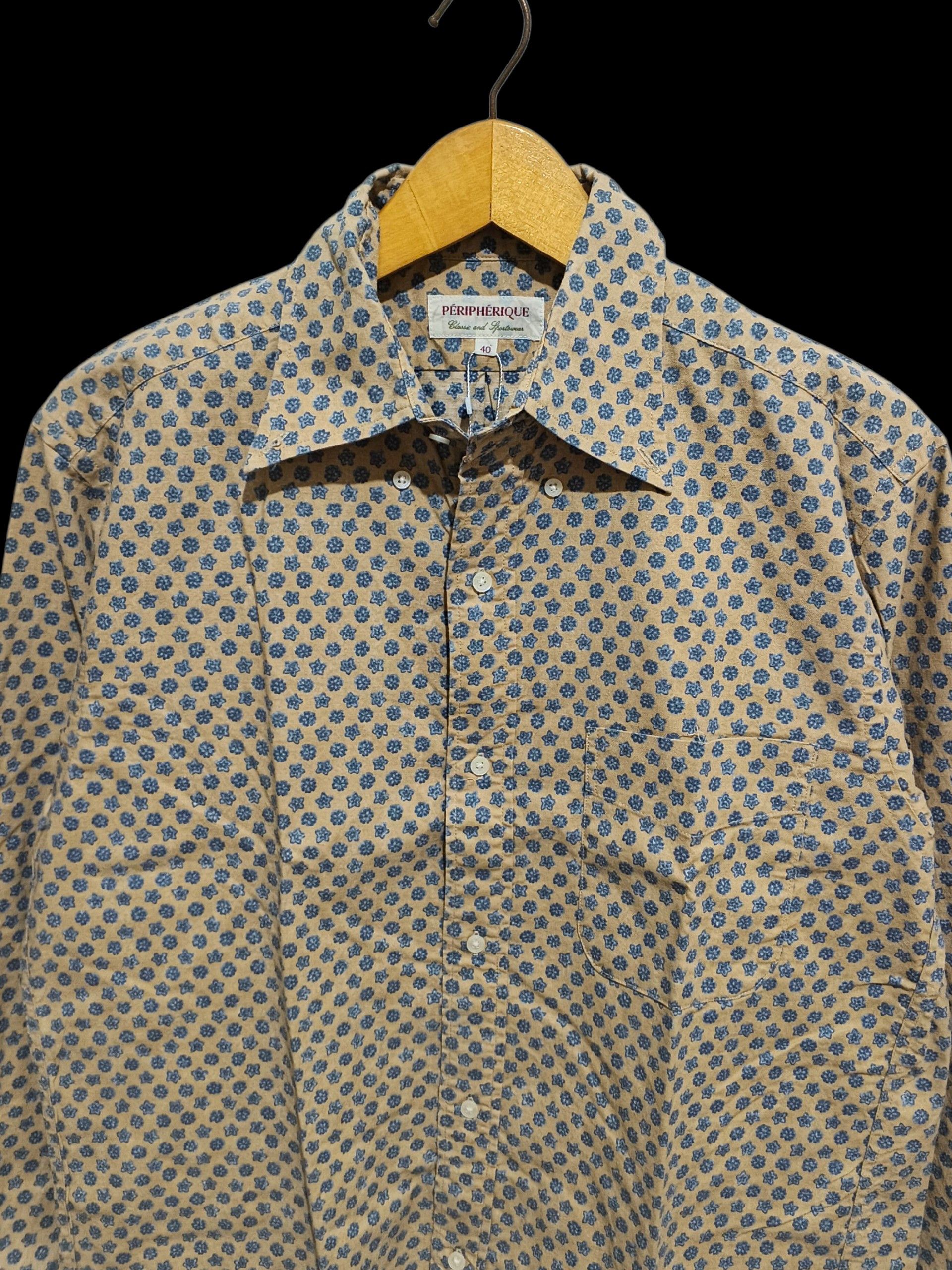 Japanese Brand PERIPHERIQUE BUTTON UPS Size US M / EU 48-50 / 2 - 2 Thumbnail