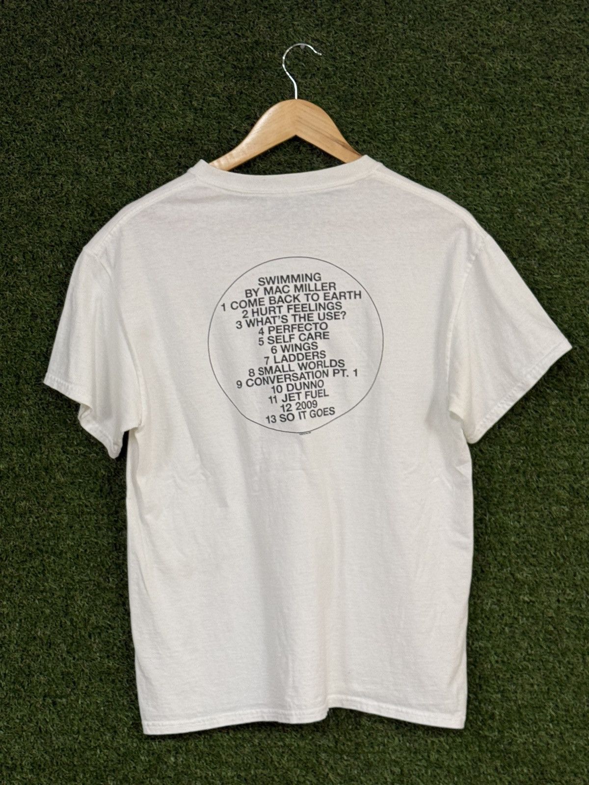 Mac Miller Mac Miller Swimming Circles White Logo Rap Album Merch Tee Size US M / EU 48-50 / 2 - 4 Thumbnail