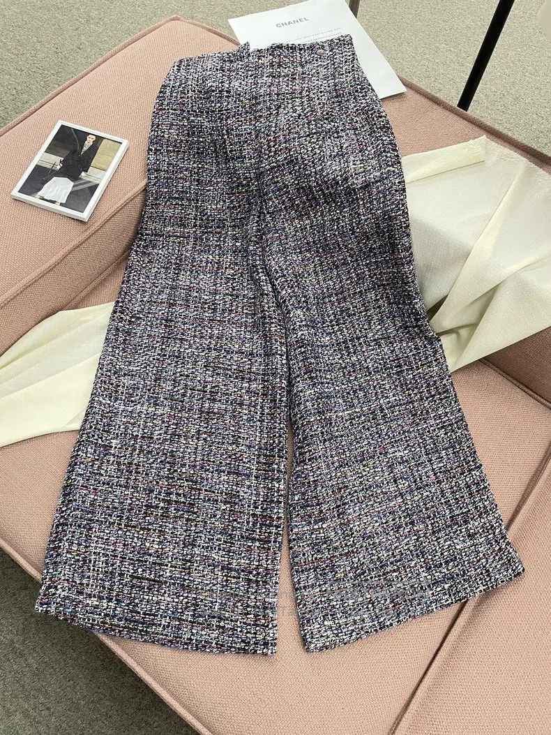 Chanel Chanel Colourful braided wide-leg trousers Size 25" / US 0 / IT 36 - 1 Thumbnail