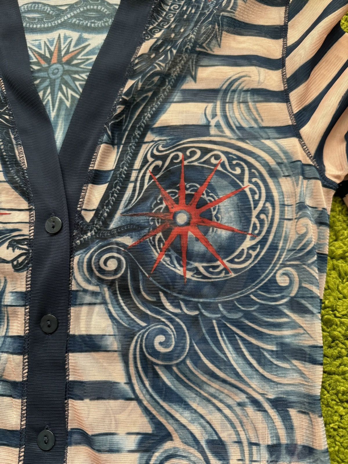 Designer × Jean Paul Gaultier Jean Paul Gaultier Lindex meah runway cardigan longsleeve Size S / US 4 / IT 40 - 9 Thumbnail