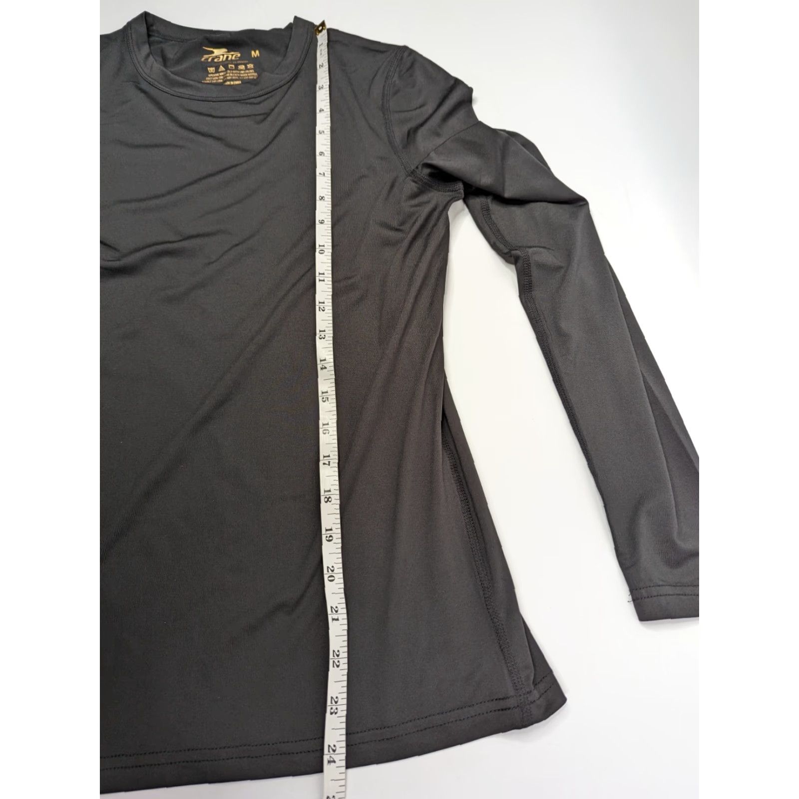 Vintage Crane Long Sleeve T-Shirt Womens Medium Black Exercise Top Dry Quick Stretch Top Shirt Womens Medium Black Quick Dry Athletic Running & Jogging Size M / US 6-8 / IT 42-44 - 5 Thumbnail