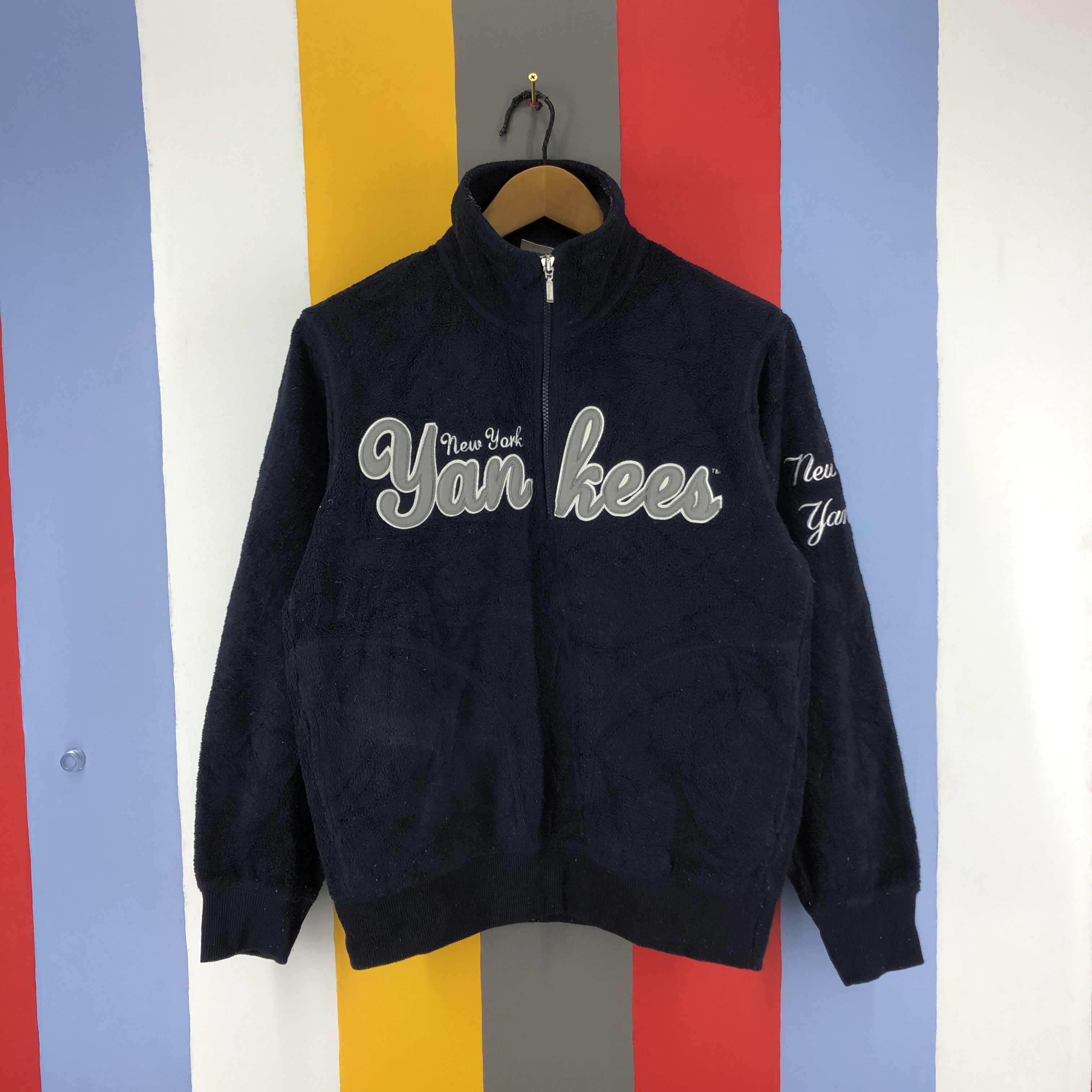 Uniqlo Vintage NEW YORK YANKEES x UNIQLO Zipper Fleece #0796/W Size US M / EU 48-50 / 2 - 1 Thumbnail