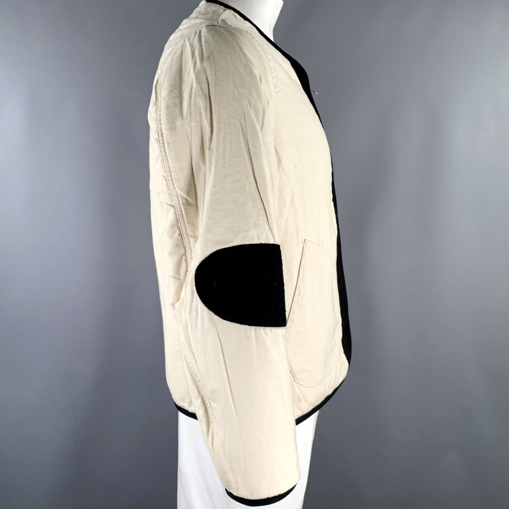 Visvim VISVIM Size L Black Textured Wool Linen Reversible Jacket Mens Jacket Size US L / EU 52-54 / 3 - 5 Thumbnail