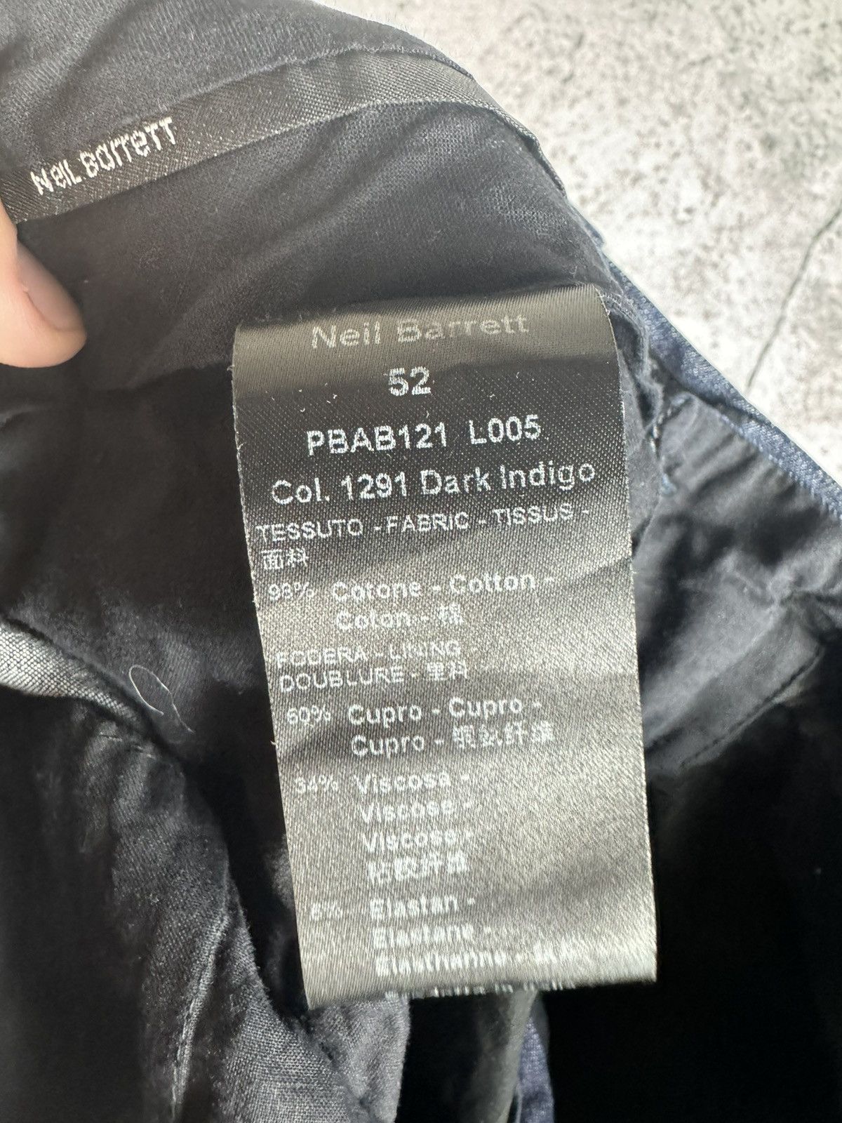 Japanese Brand Neil Barrett Formal Elegent Casual Pants Size US 36 / EU 52 - 5 Thumbnail