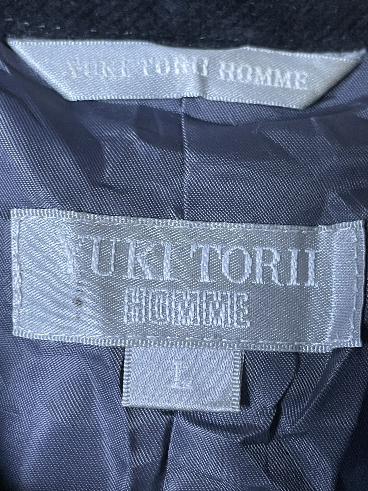 Japanese Brand × Vintage Yuki Torii Homme Polyester Lining Jacket (114) Size US L / EU 52-54 / 3 - 7 Thumbnail