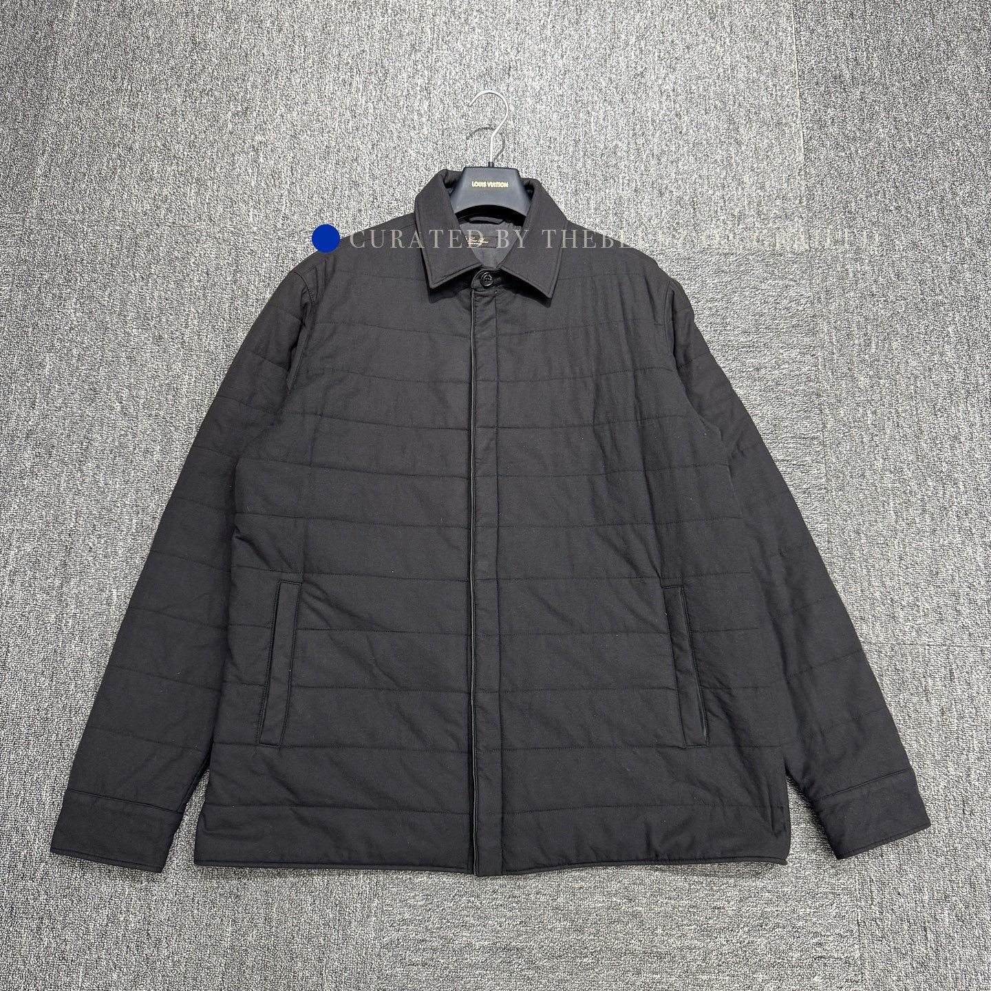 Loro Piana Black Quilted Collared Jacket XXL Size US XXL / EU 58 / 5 - 1 Thumbnail