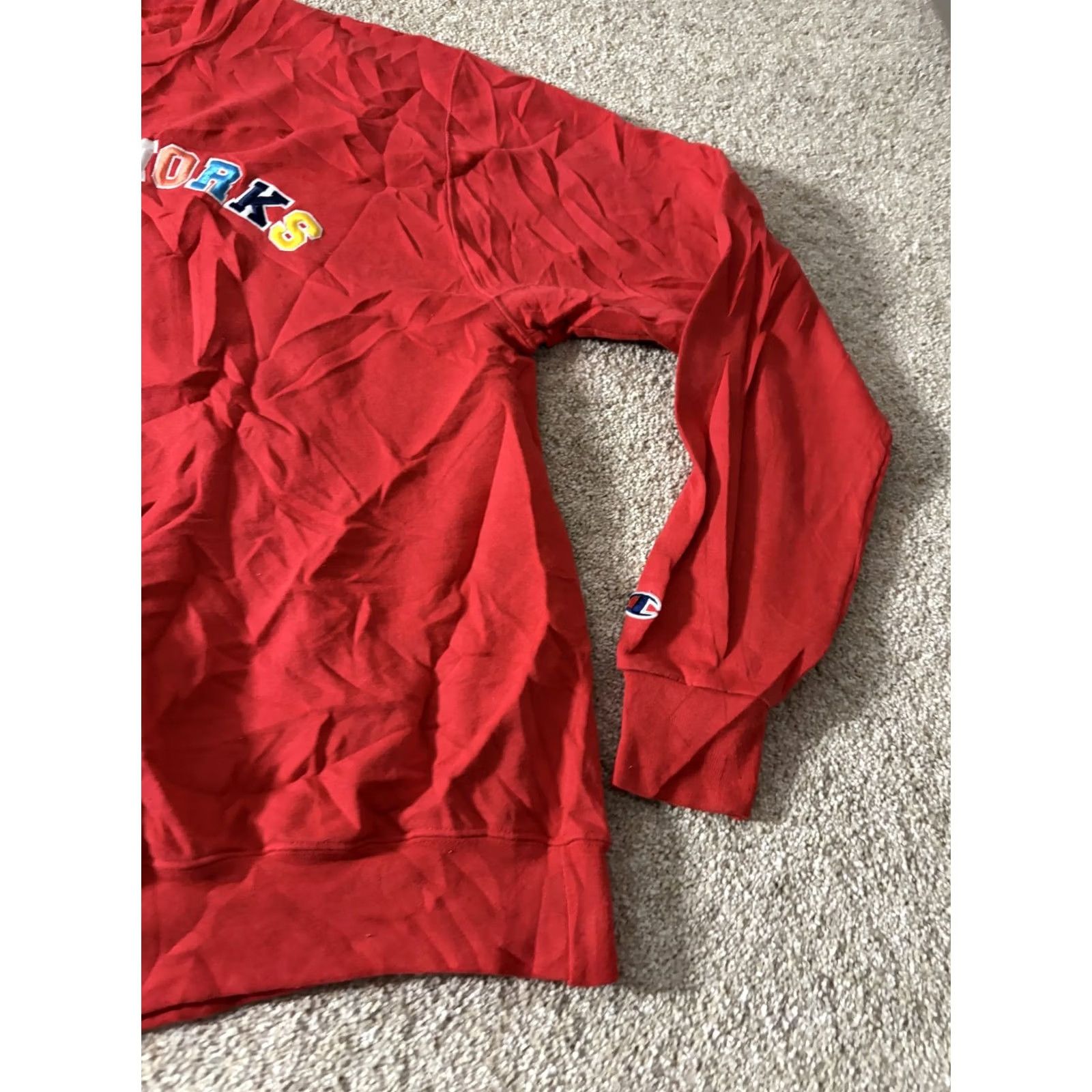 Champion Champion Sweatshirt Mens M Red Graphic Print Fleece Pullover Crewneck Size US M / EU 48-50 / 2 - 3 Thumbnail