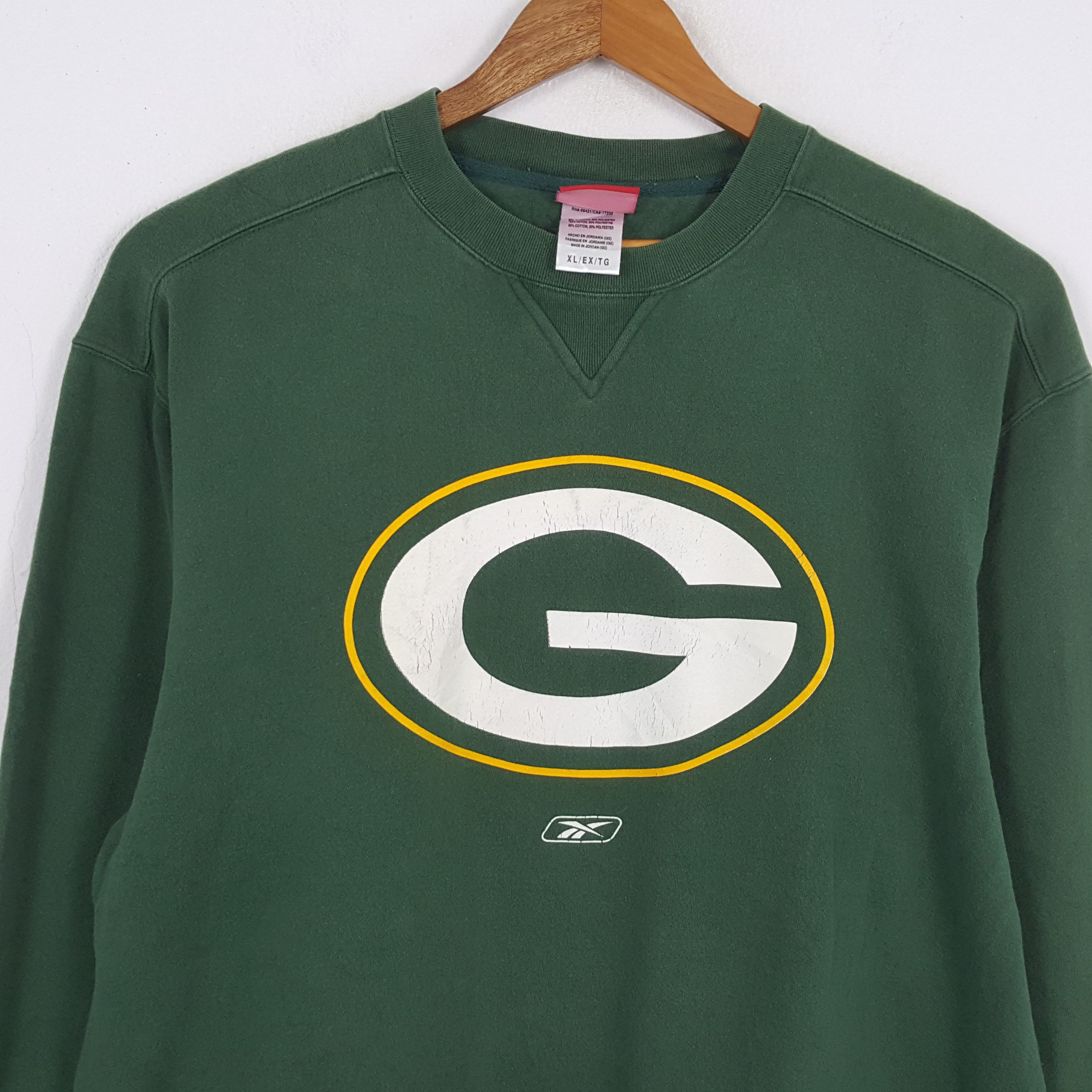 NFL × Vintage Vintage GREENBAY PACKERS American Football NFL Sweatshirts Size US XXL / EU 58 / 5 - 2 Thumbnail