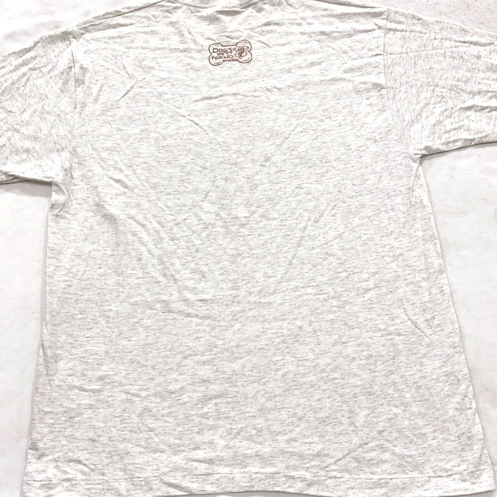 Vintage VINTAGE DOG WALKERS OF AMERICA T-Shirt XL gray 80s 90s Men Cartoon Crew Neck Short Sleeve Single Stitch Size US XL / EU 56 / 4 - 3 Thumbnail