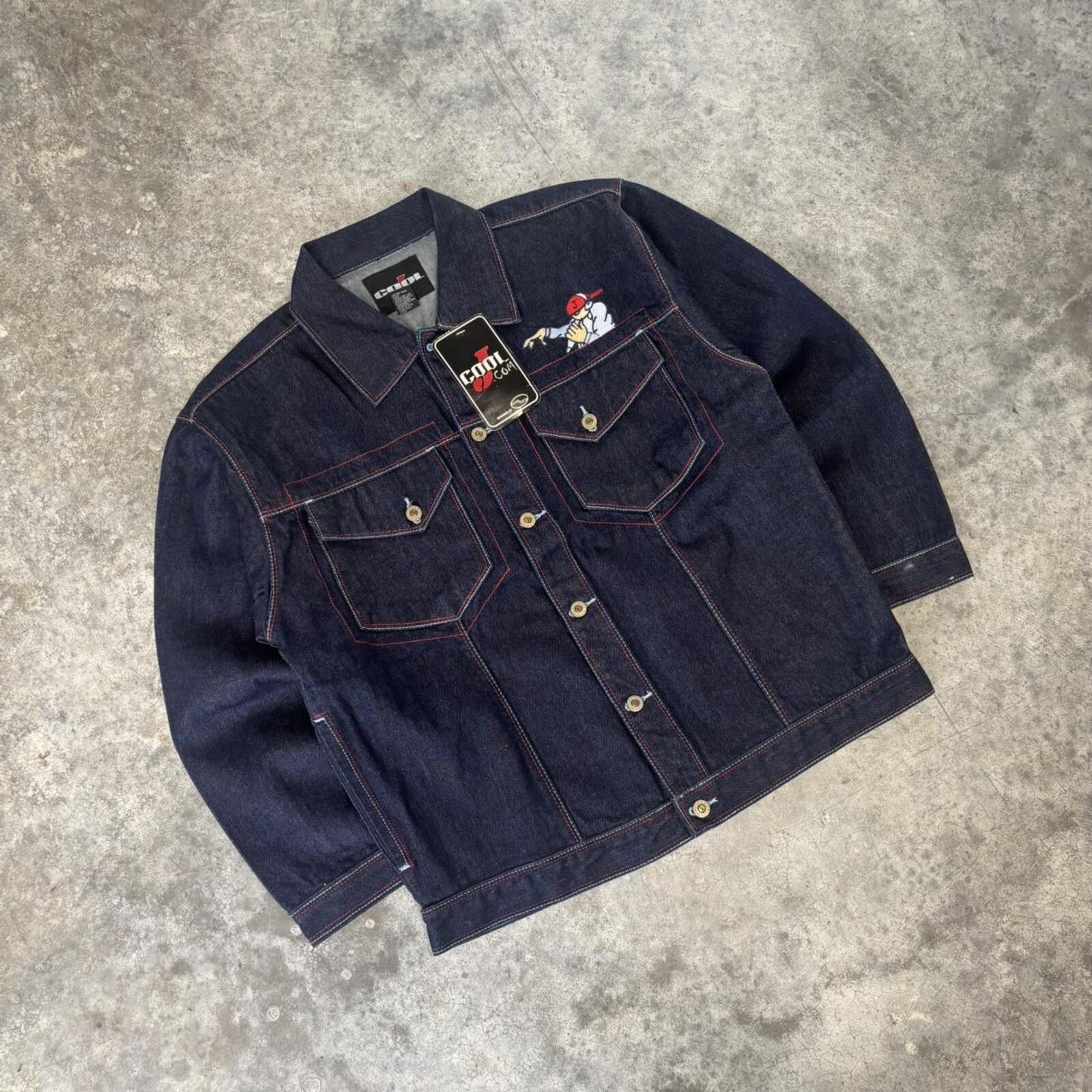 Southpole LL Cool J Y2K Denim Jacket 2000s Size US XXL / EU 58 / 5 - 2 Thumbnail