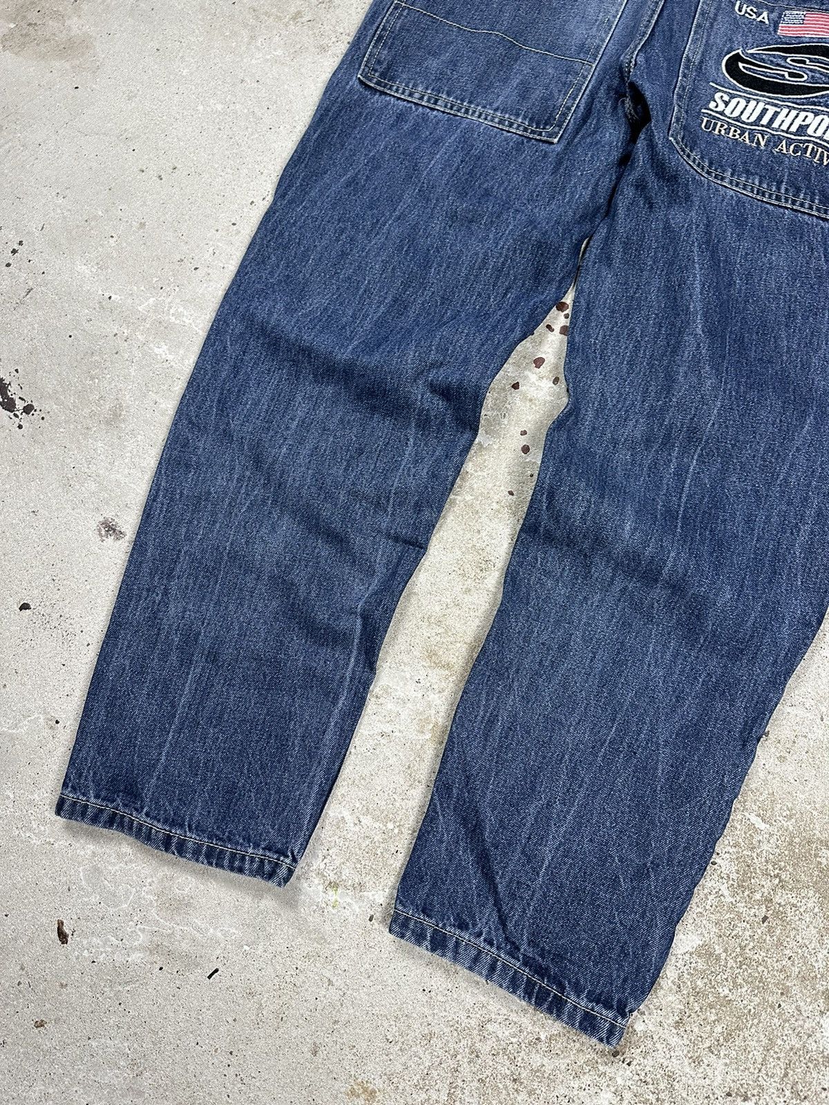 JNCO × Southpole × Vintage Vintage Y2K Southpole Baggy Embroidery Pocket Logo Denim Size US 30 / EU 46 - 9 Thumbnail