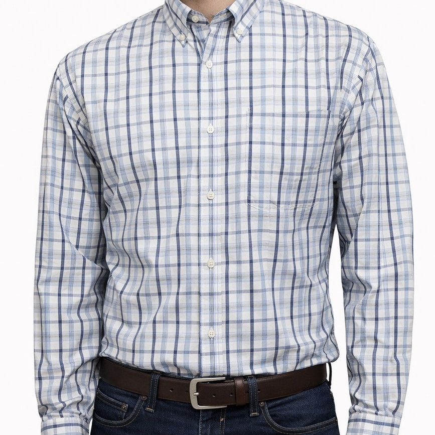 Duluth Trading Company DULUTH Trading Shirt Relaxed Fit Plaid L/S Button down Size US L / EU 52-54 / 3 - 1 Thumbnail