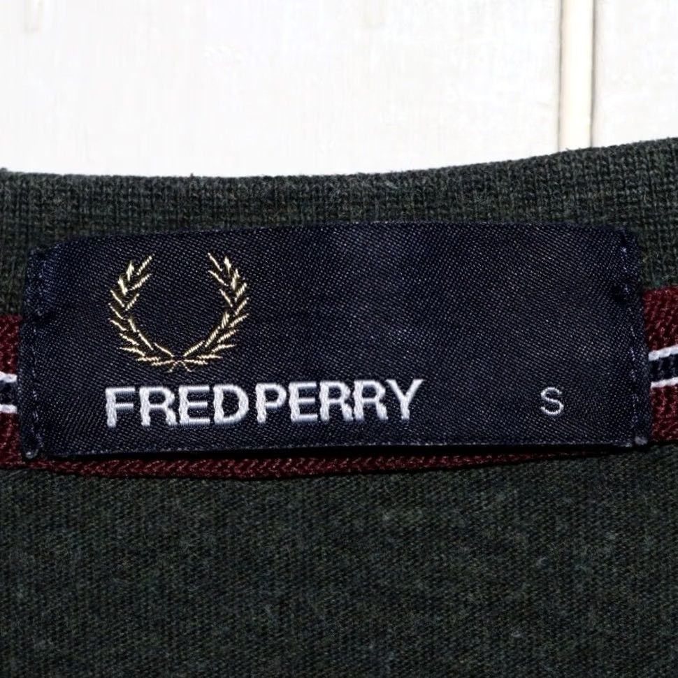 Fred Perry Fred Perry Shirt Mens S Size Green Crew Neck Top Pre Loved Cotton Size US S / EU 44-46 / 1 - 5 Thumbnail