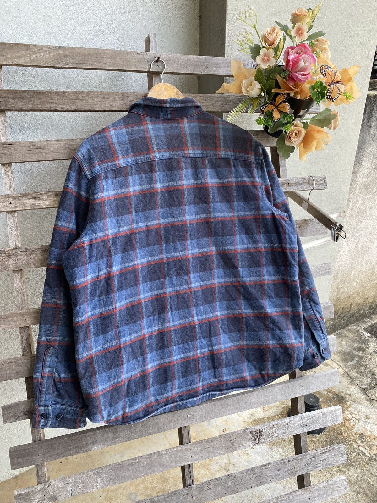 L.L. Bean Vintage Y2K L.L Bean Quilted Lined Plaid Shirt Jacket Size US XL / EU 56 / 4 - 6 Thumbnail