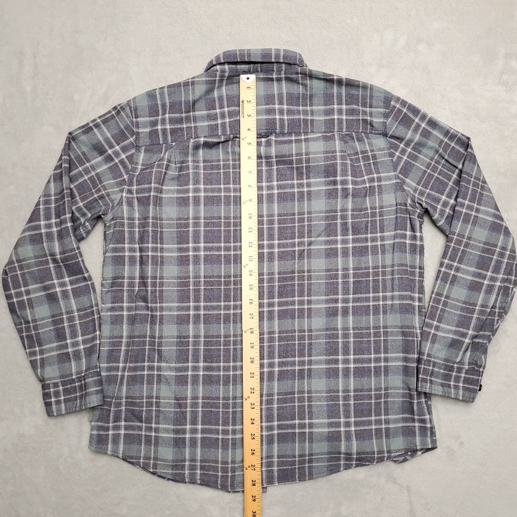 Royal Robbins VINTAGE Royal Robbins Shirt Mens XL Blue Gray Plaid Nylon Outdoors Size US XL / EU 56 / 4 - 5 Thumbnail