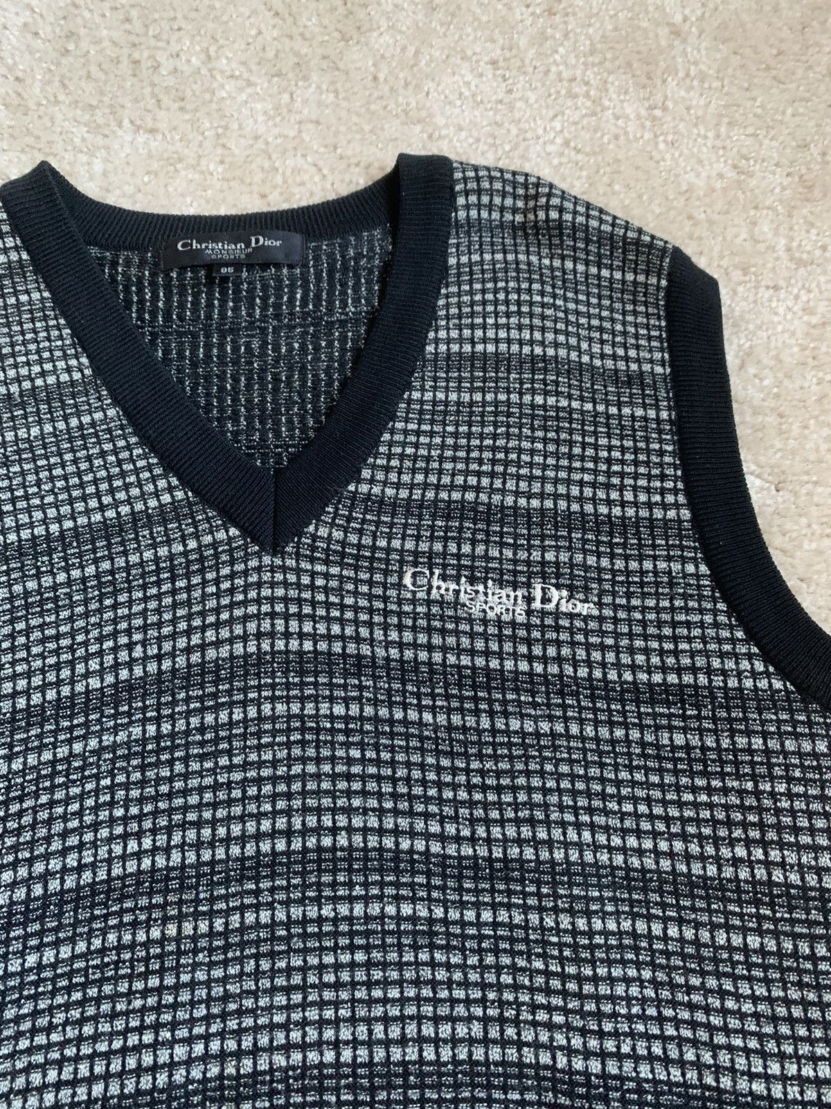 Christian Dior Monsieur Dior Vintage Rare Sweater Vest Size M Size US M / EU 48-50 / 2 - 2 Thumbnail
