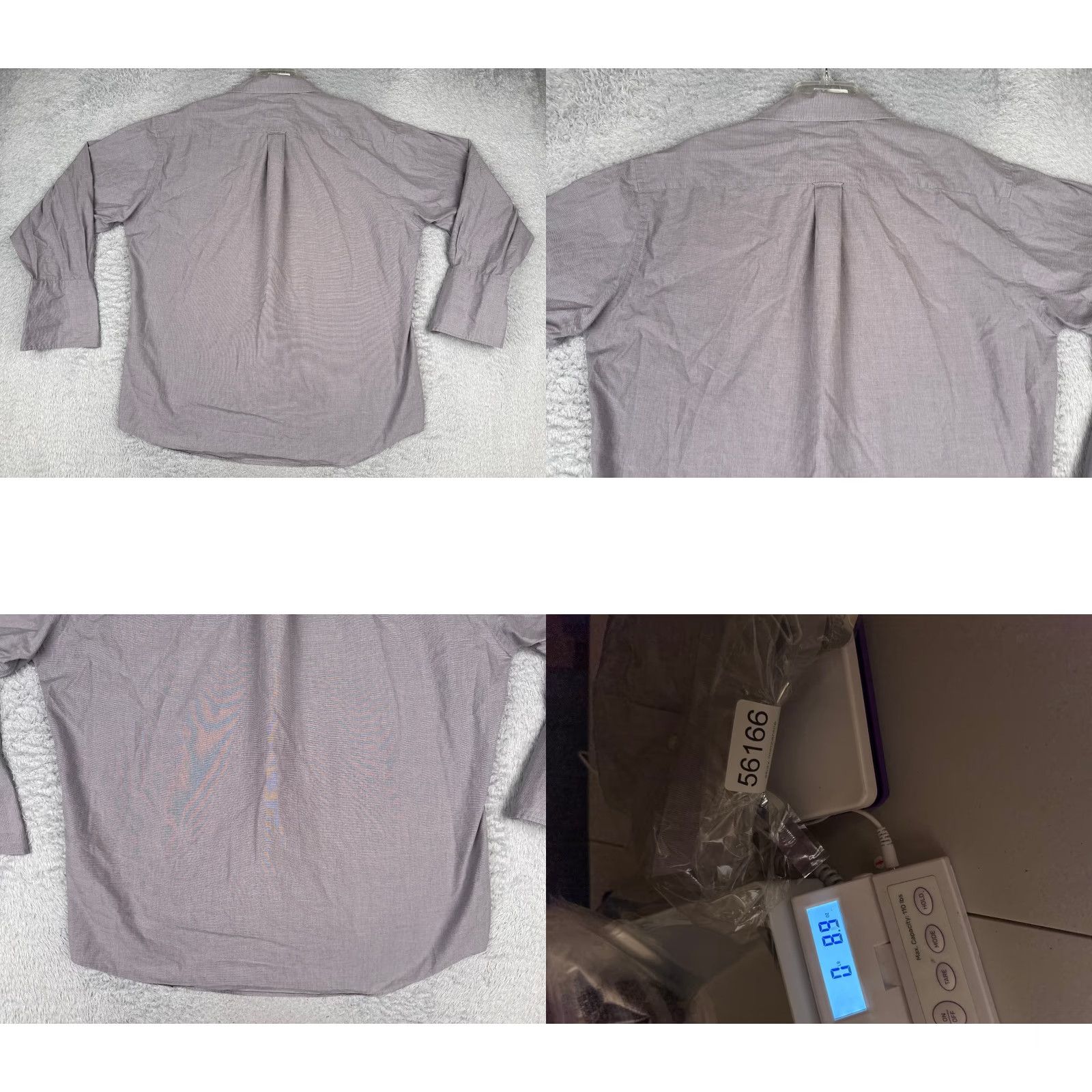 Tommy Hilfiger Tommy Hilfiger Shirt Men Gray Button-Up Long Sleeve Pocket Cotton 32-33 XL Regular Button-Down Chest 44 in Size US XL / EU 56 / 4 - 9 Thumbnail