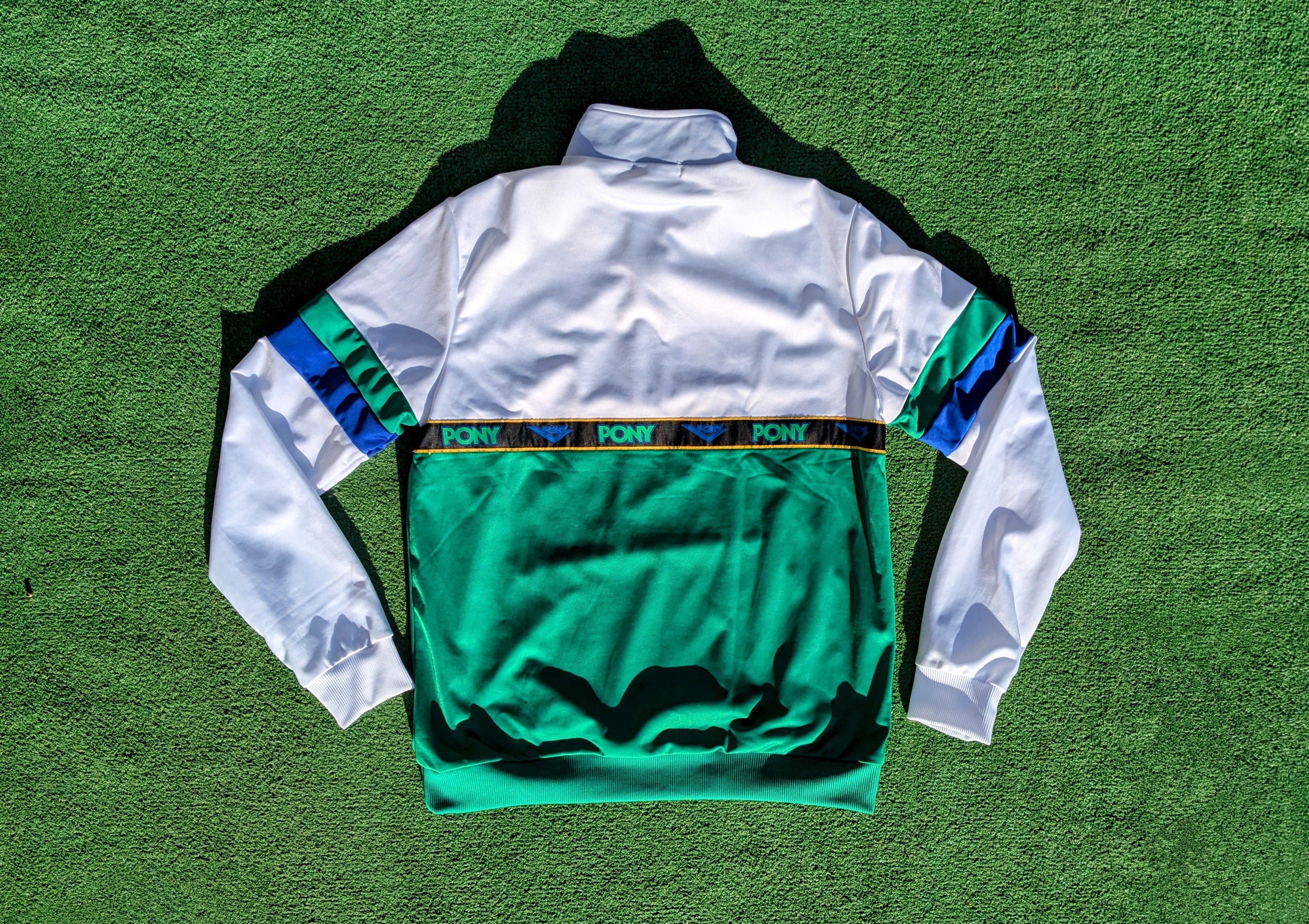 PONY Pony 1/4 Zip Pullover Windbreaker Anorak Unisex Track Jacket Size US S / EU 44-46 / 1 - 10 Thumbnail